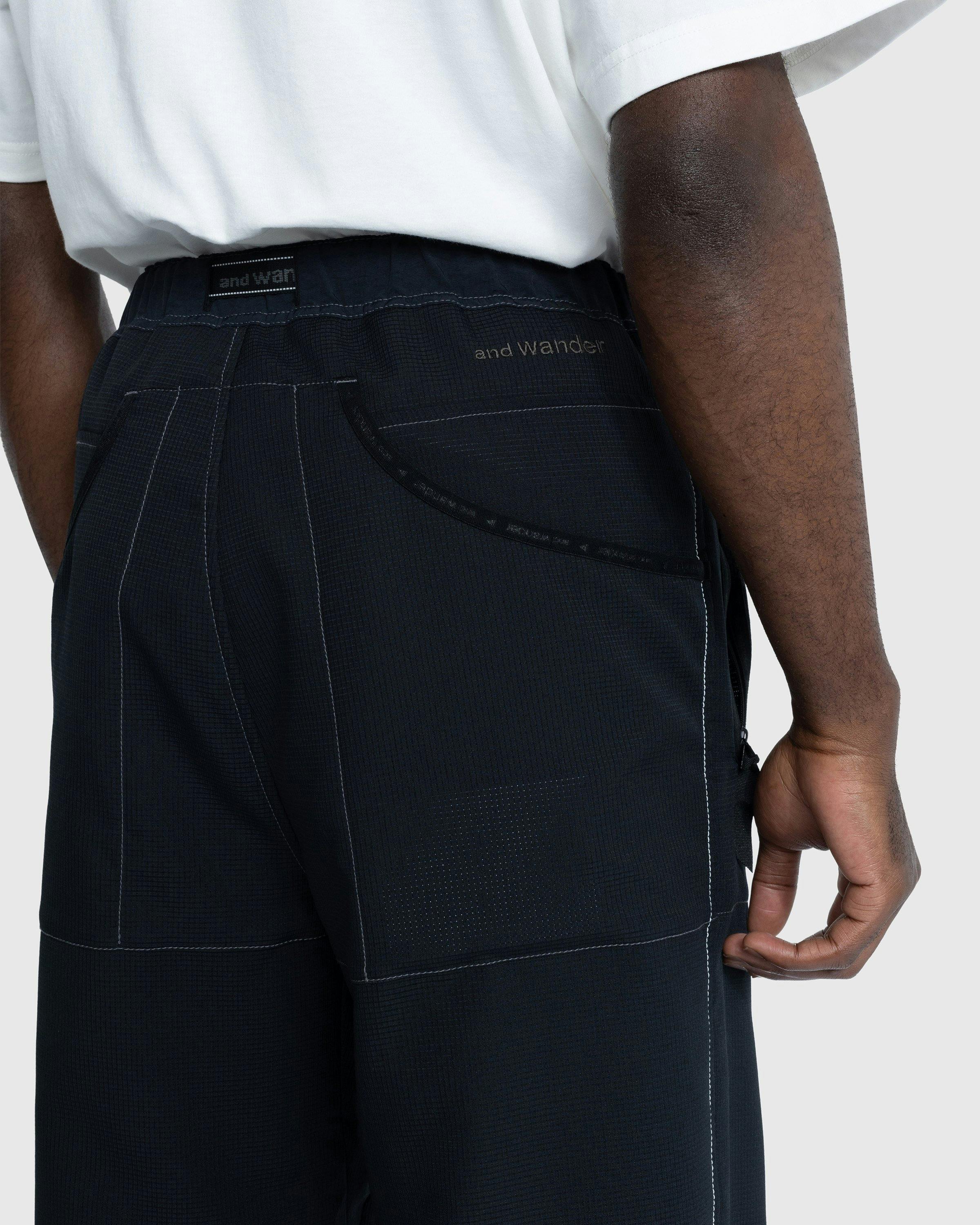 And Wander - Vent Pants Black - Clothing - Black - Image 5