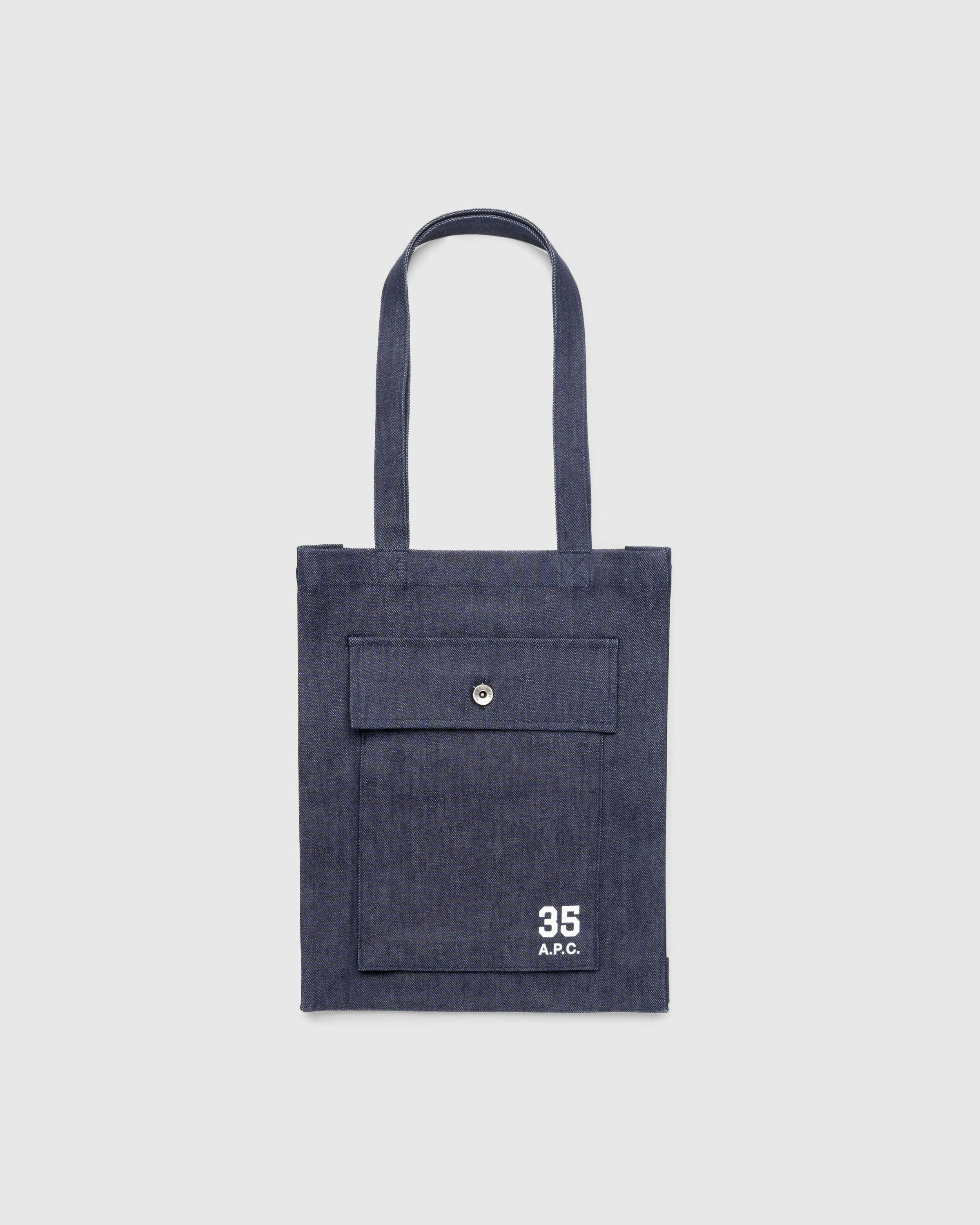 A.P.C. x Jean Touitou - Respect Tote Bag Navy - Accessories - Navy - Image 1