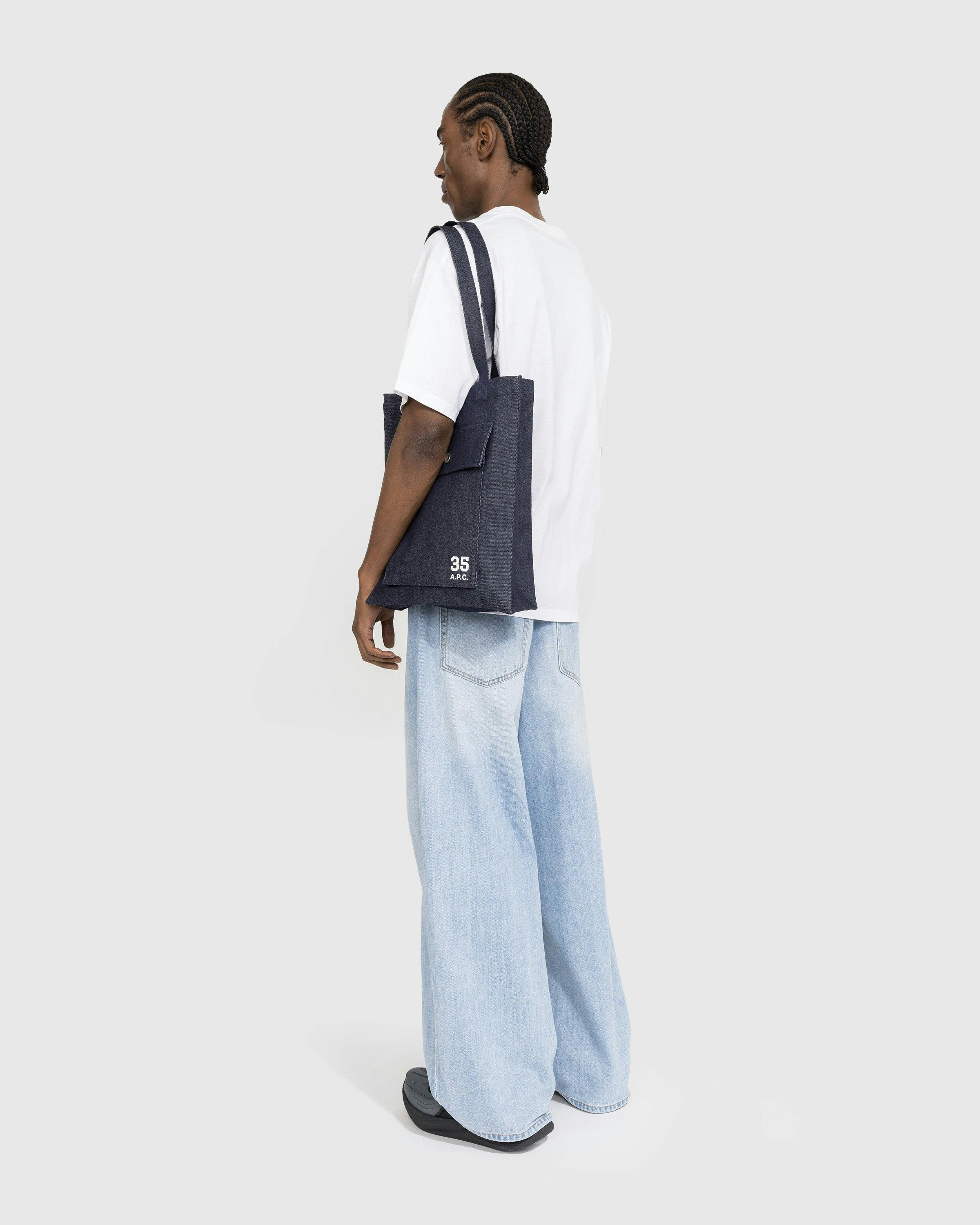 A.P.C. x Jean Touitou - Respect Tote Bag Navy - Accessories - Navy - Image 3