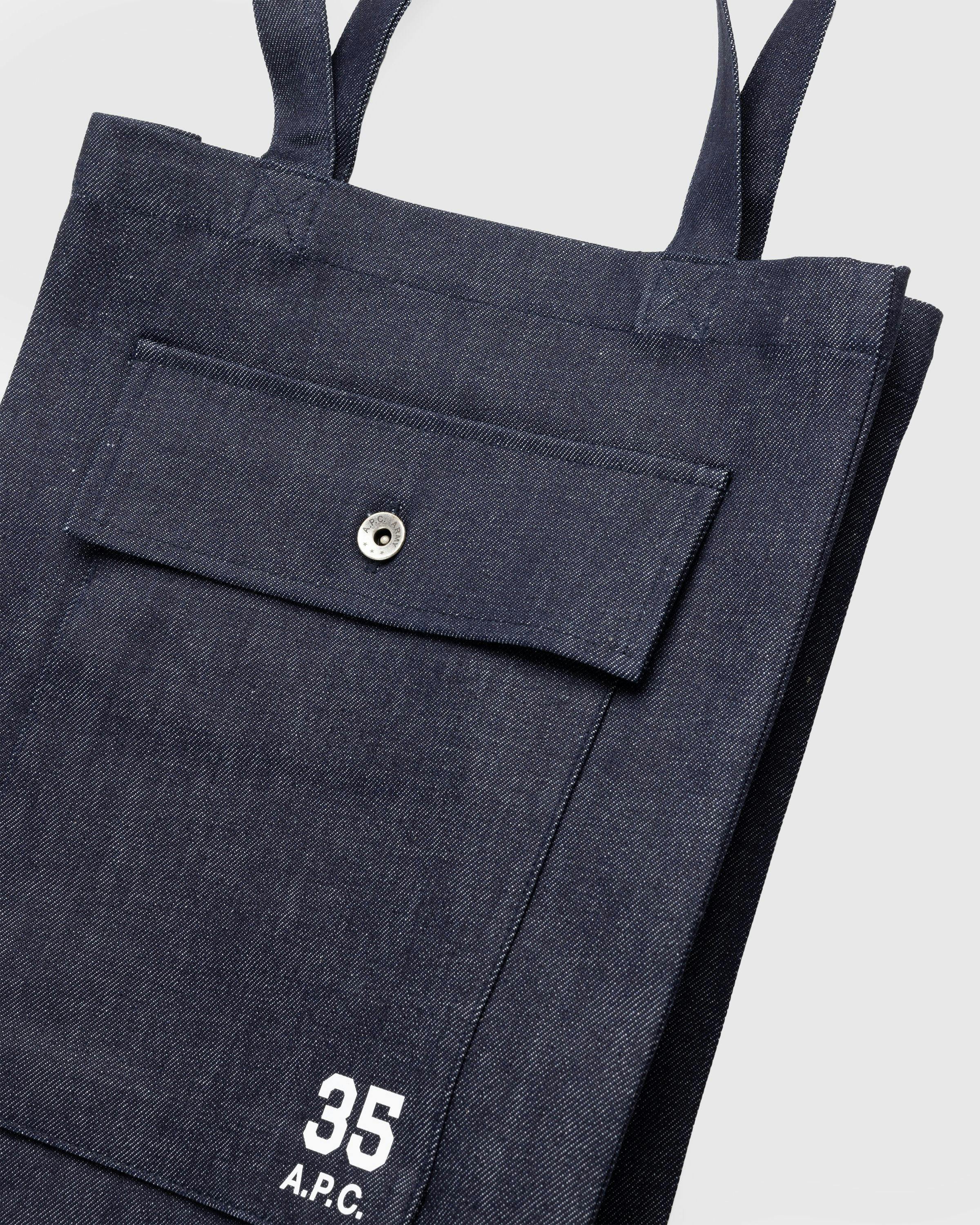 A.P.C. x Jean Touitou - Respect Tote Bag Navy - Accessories - Navy - Image 6