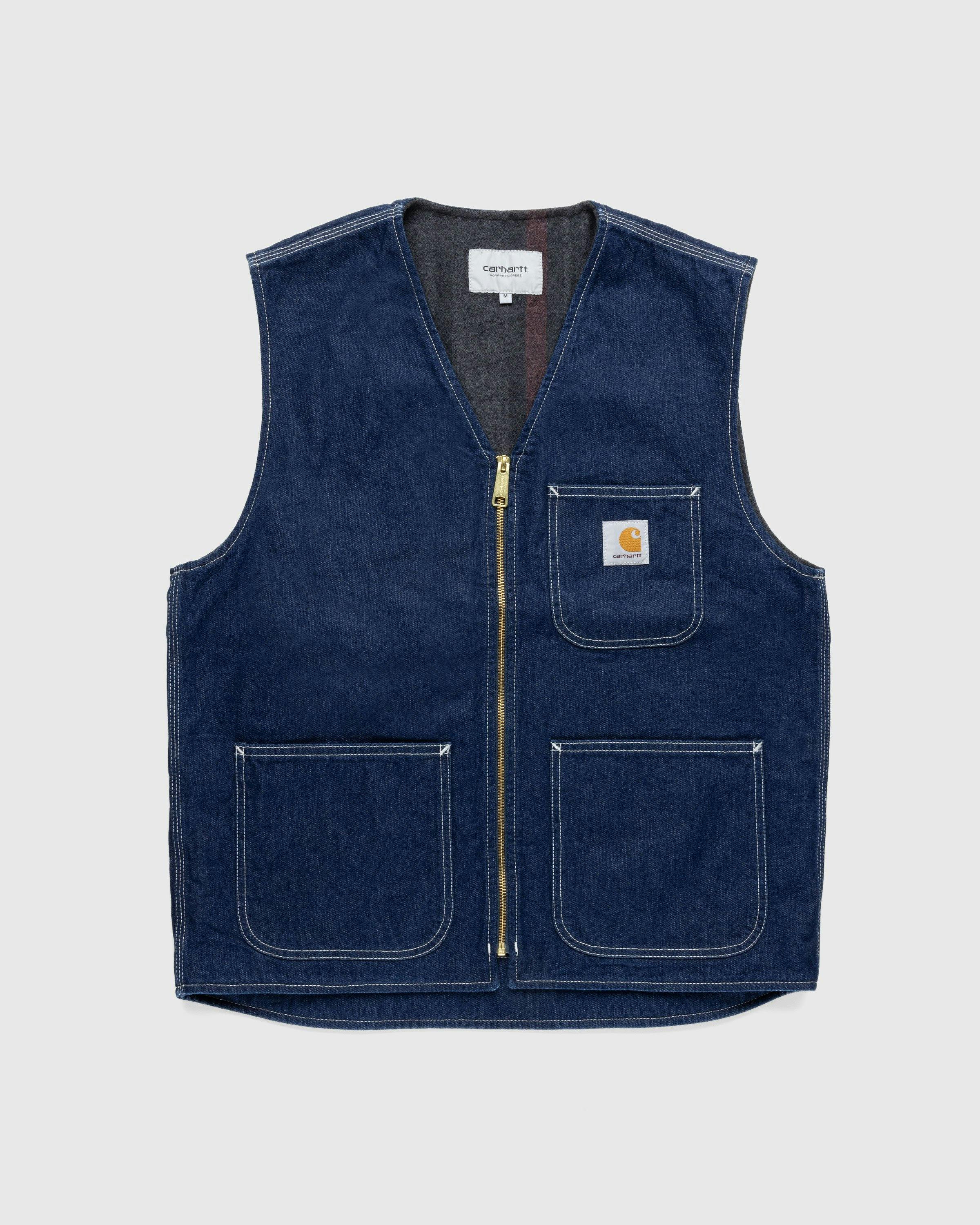 Carhartt WIP - Chore Vest Blue - Clothing - Blue - Image 1