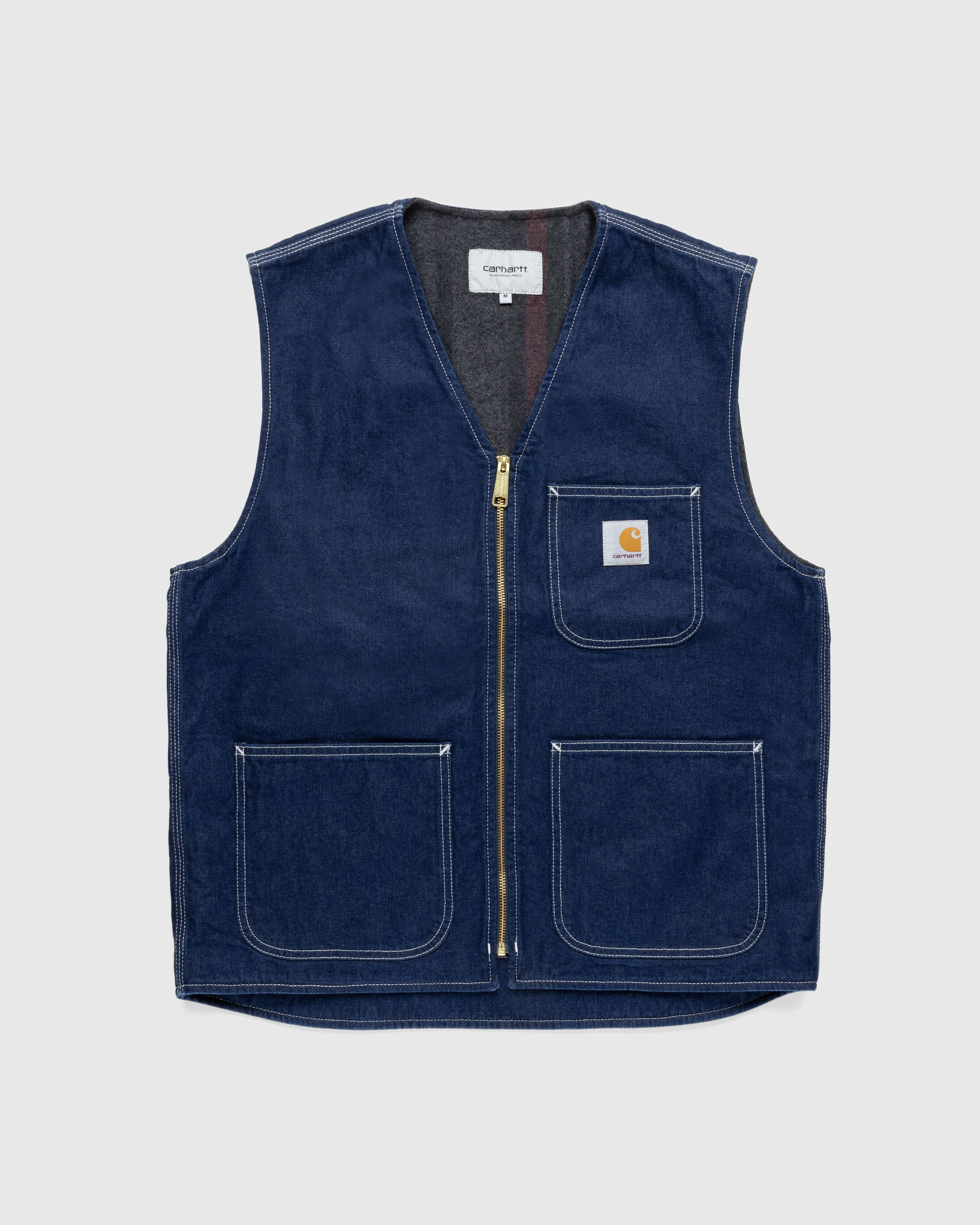 Carhartt WIP - Chore Vest Blue - Clothing - Blue - Image 1