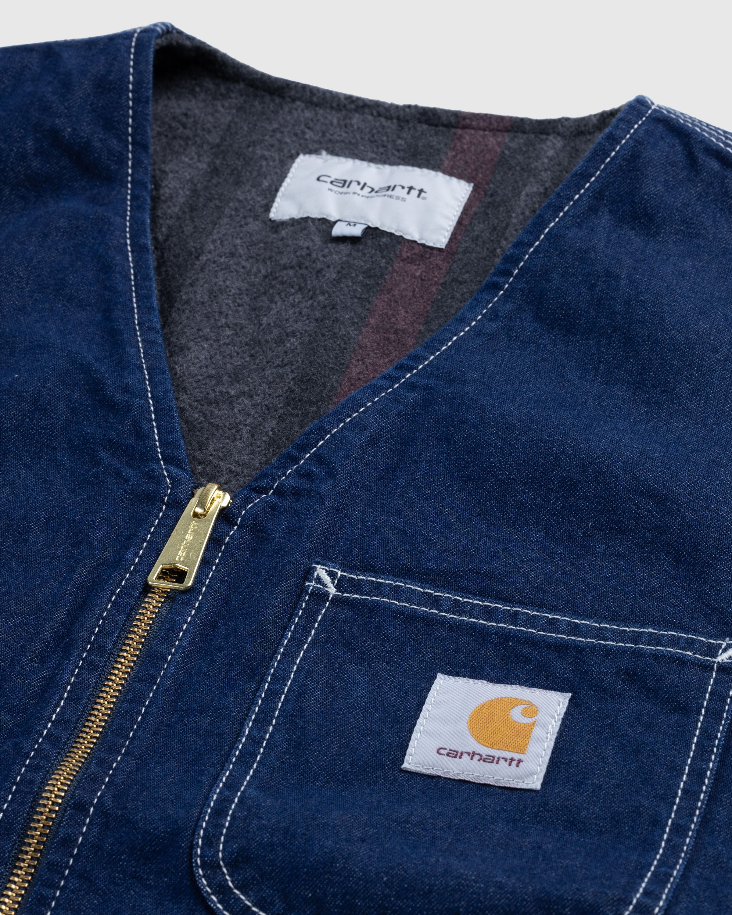 Carhartt WIP - Chore Vest Blue - Clothing - Blue - Image 5