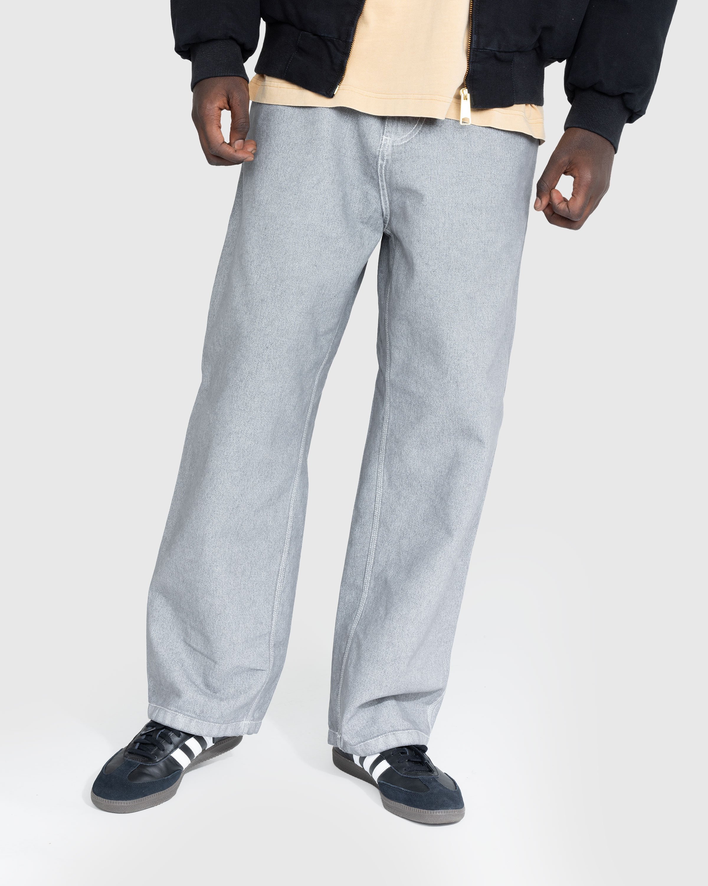 Carhartt WIP - OG Single Knee Pant Wax/Blacksmith/Stone Washed - Clothing - Grey - Image 2