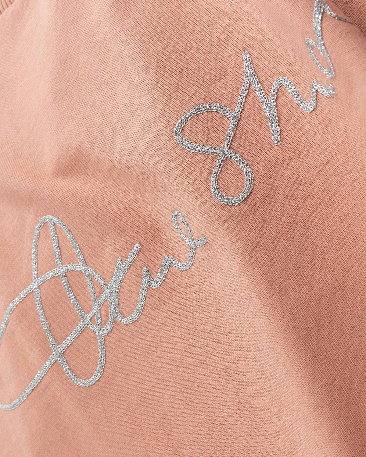 Acne Studios - Cotton Logo T-Shirt Old Pink - Clothing - Pink - Image 4