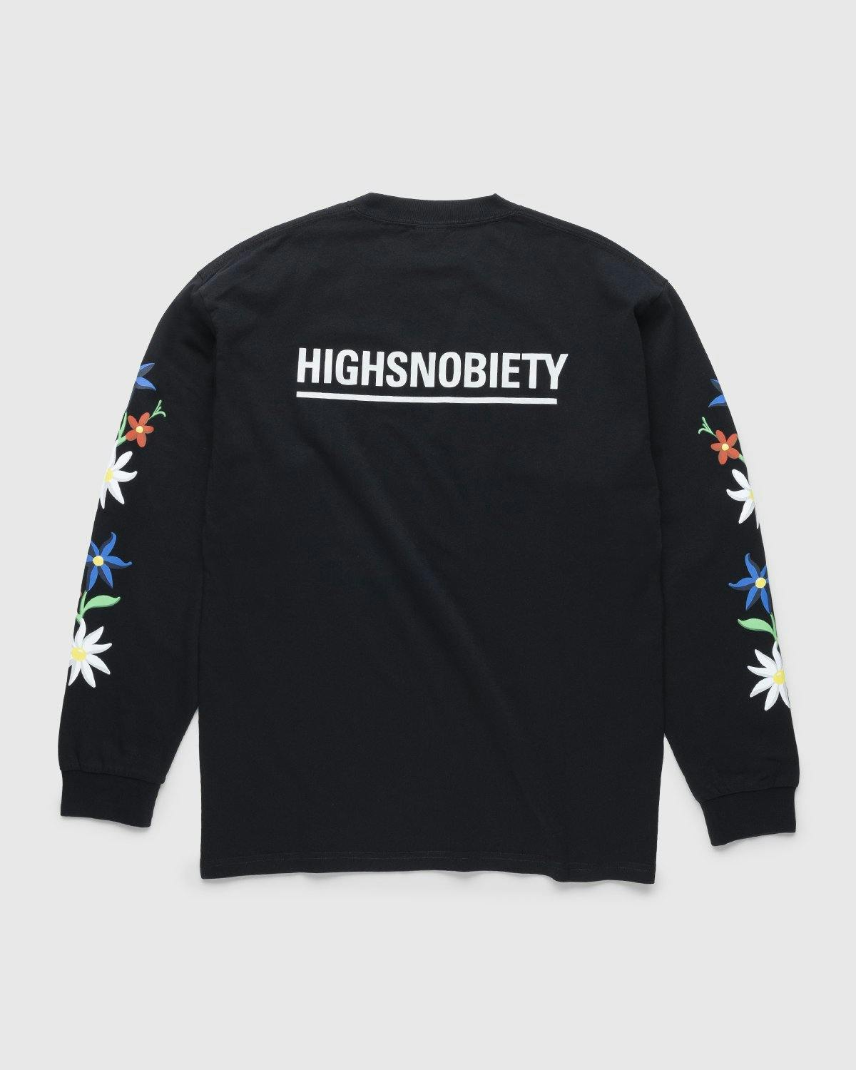 Highsnobiety - GATEZERO Alpine Flowers Longsleeve Black - Clothing - Black - Image 2