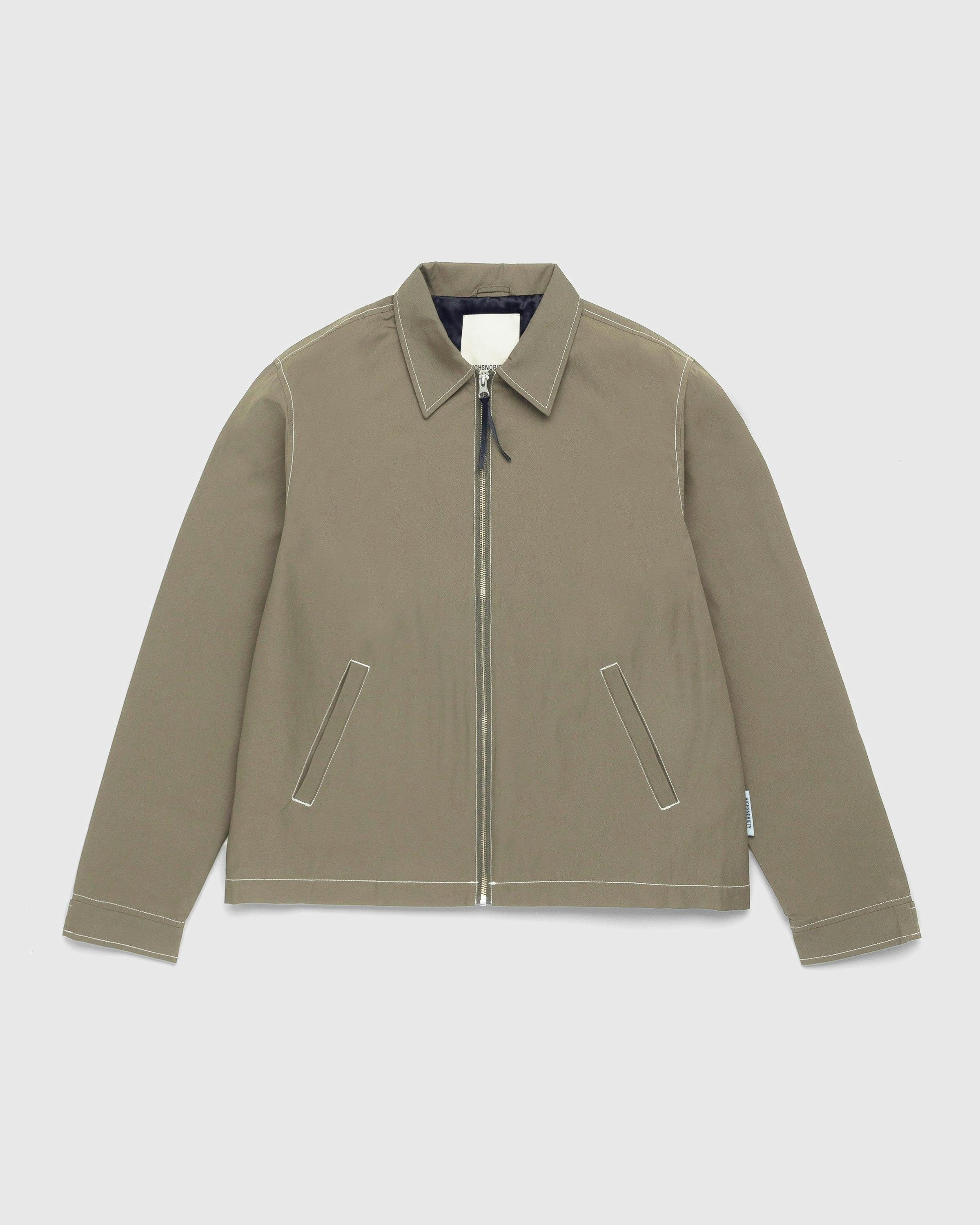 Highsnobiety - Brushed Nylon Jacket Olive - Clothing - Green - Image 1