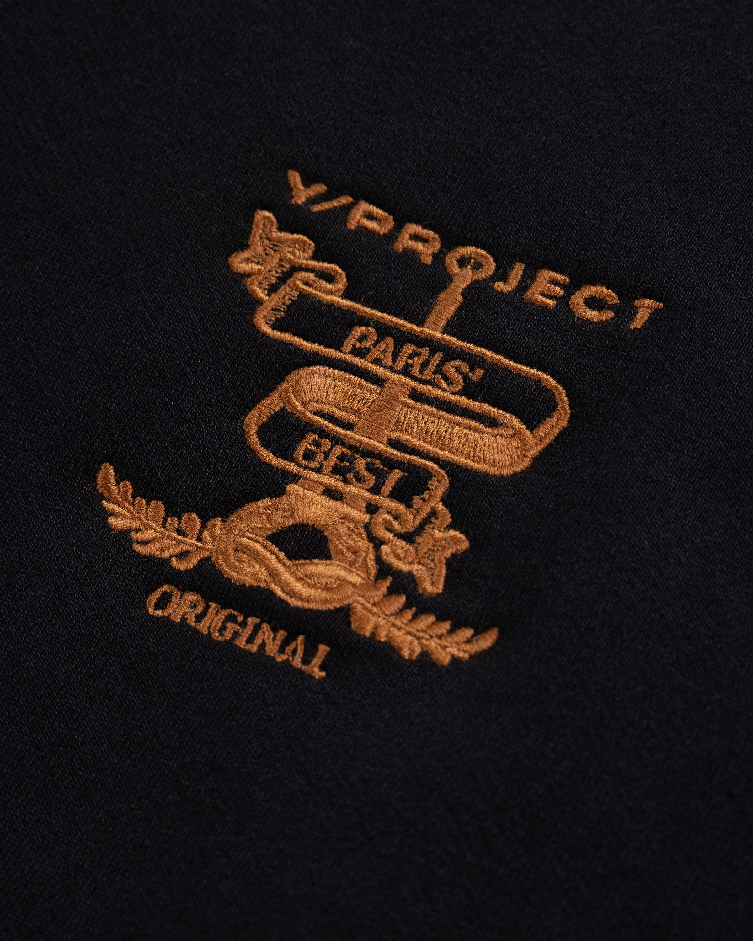 Y/Project - Paris' Best Embroidered Sweatshirt Black - Clothing - Black - Image 6