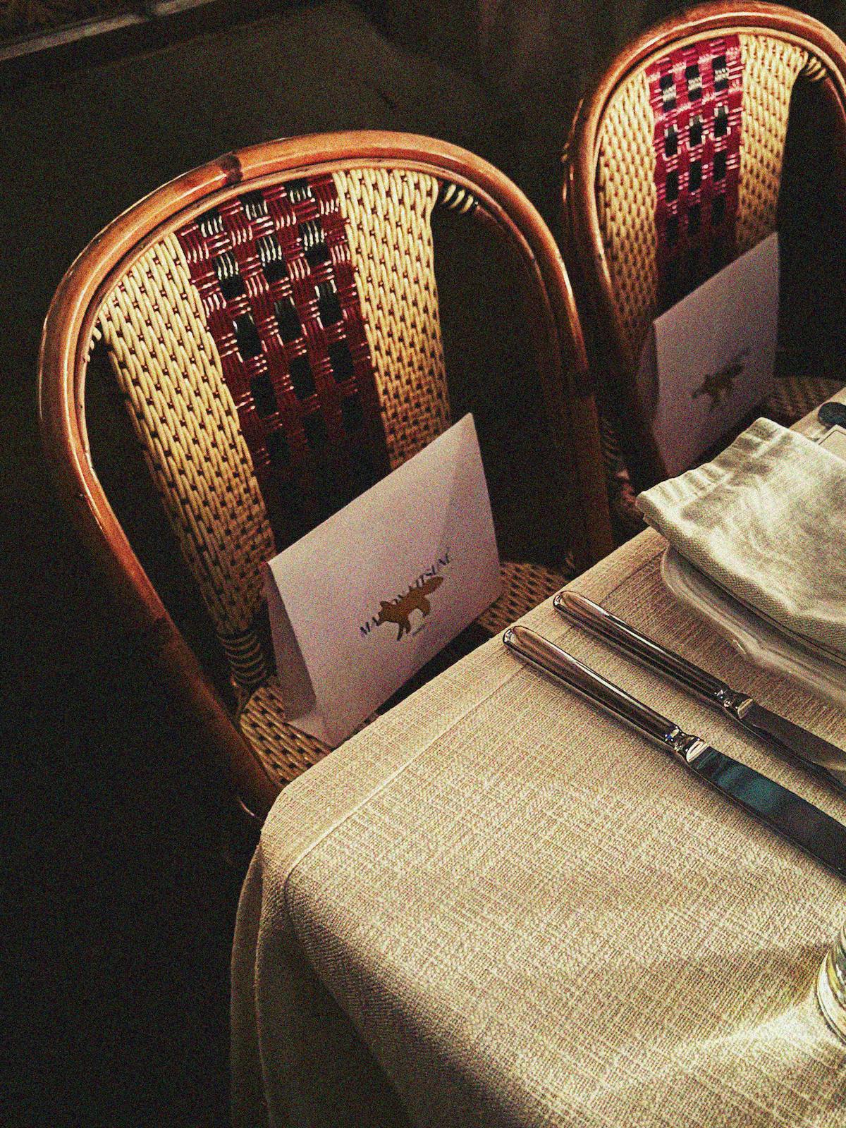 Maison Kitsune pre-grammys dinner hosting musicians at the Chateau Marmont in Los Angeles