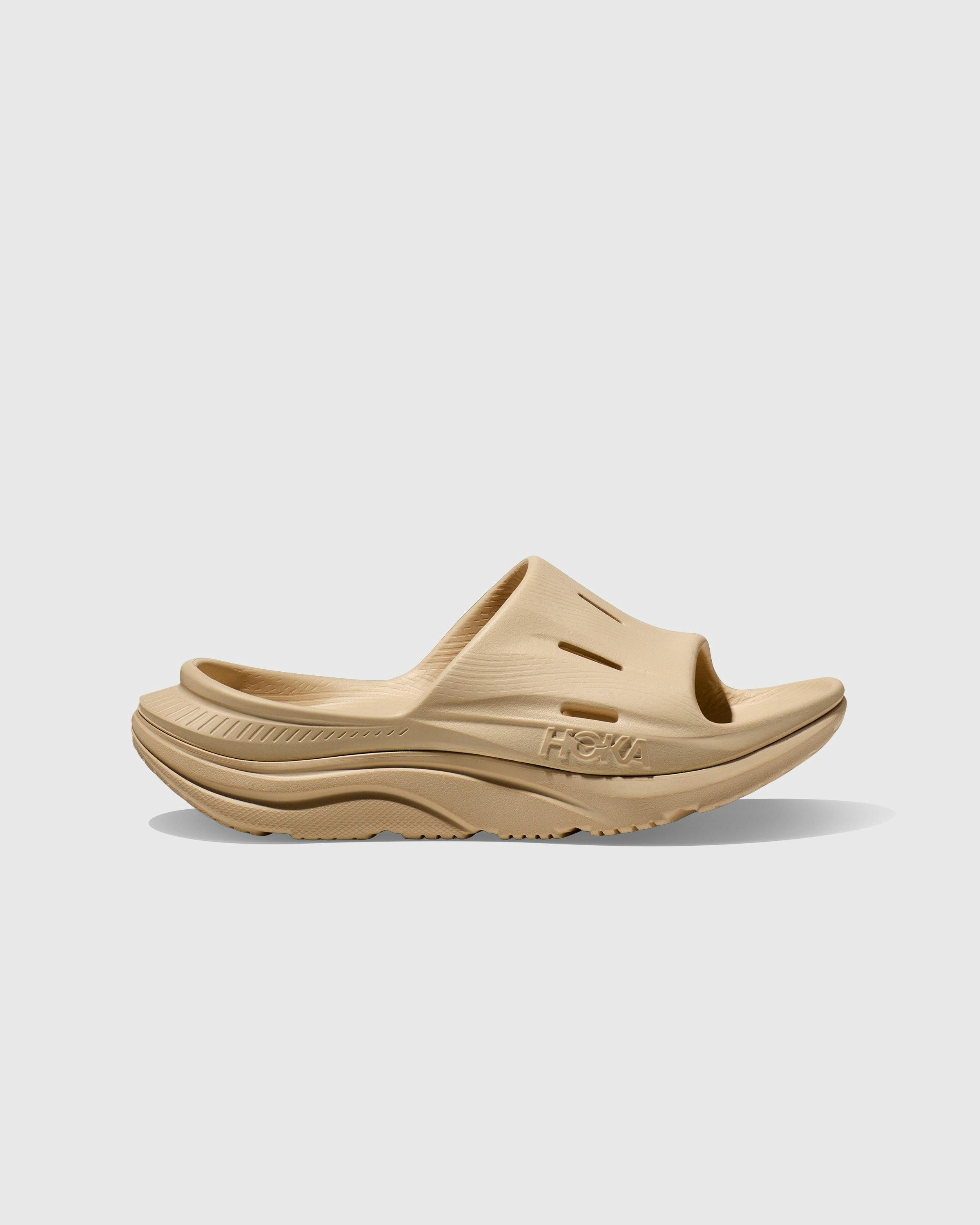 HOKA - ORA RECOVERY SLIDE 3 Beige - Footwear - Beige - Image 1