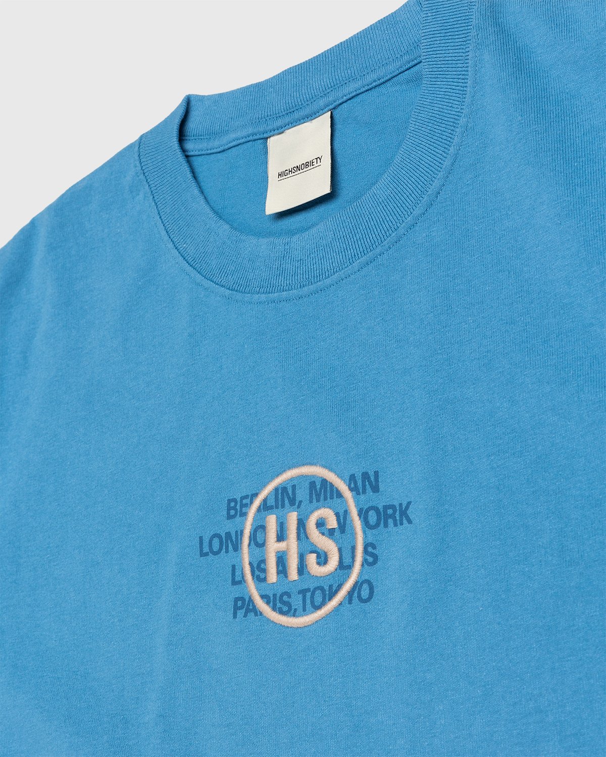 Highsnobiety - Logo T-Shirt Blue - Clothing - Blue - Image 3