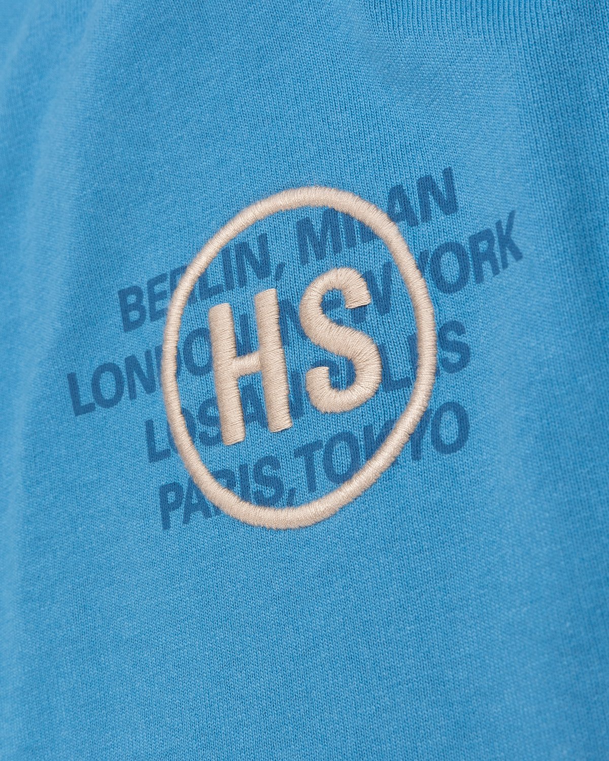 Highsnobiety - Logo T-Shirt Blue - Clothing - Blue - Image 5
