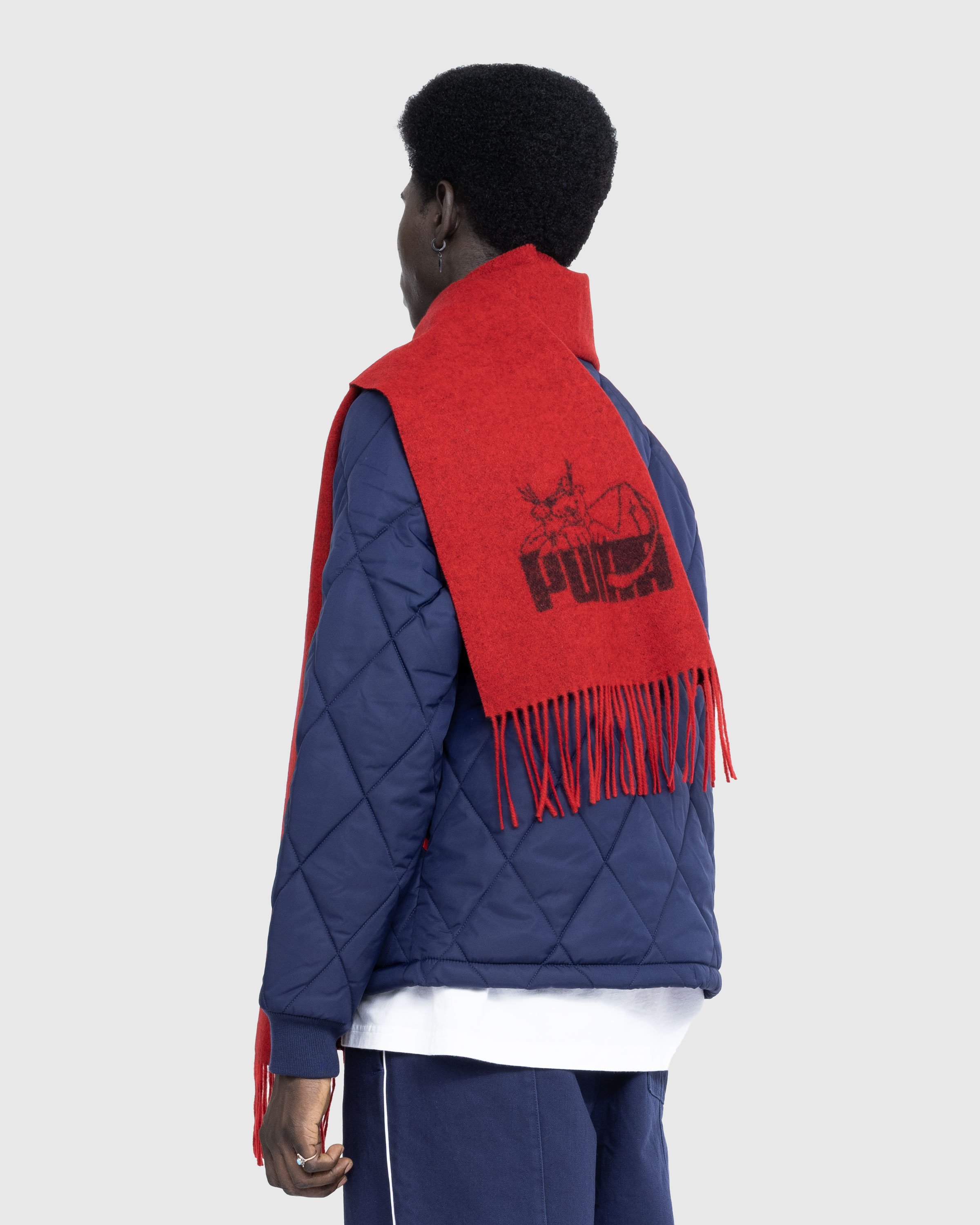 Puma x Noah - Wool Scarf Red - Accessories - Red - Image 4