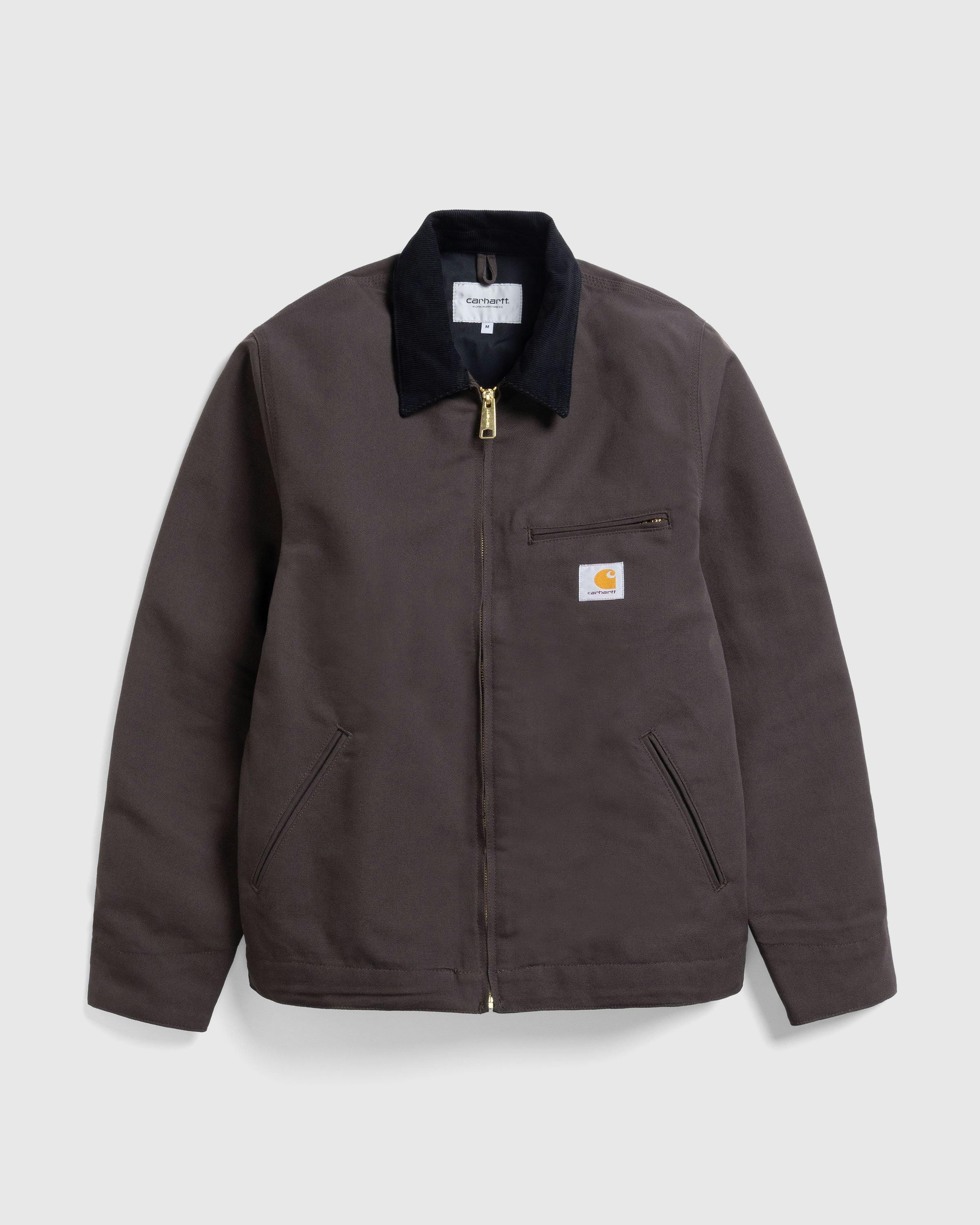 Carhartt WIP - Detroit Jacket Tobacco / Black /rigid - Clothing - Brown - Image 1