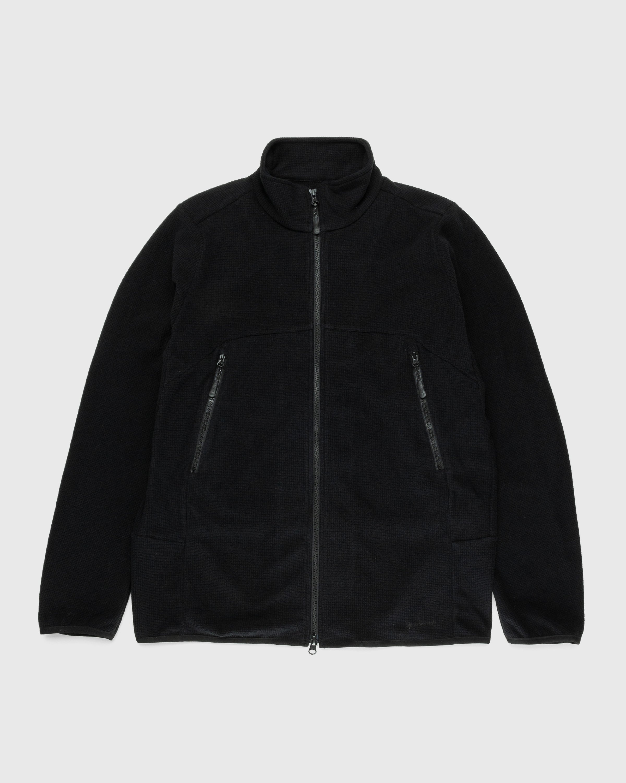 Snow Peak - Grid Fleece Jacket Black - Clothing - Black - Image 1