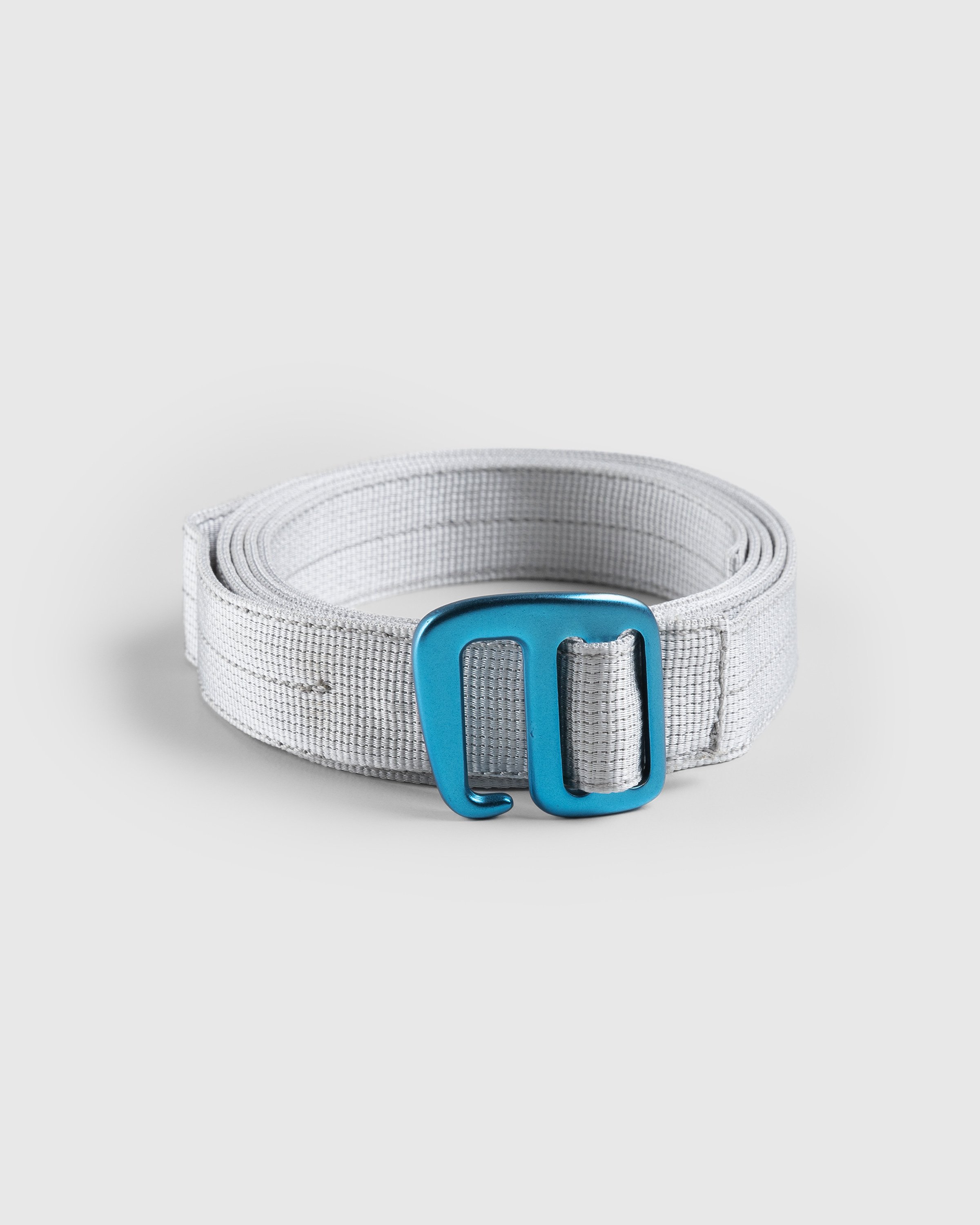 Our Legacy - Tech Belt Metallized Grey Webbing - Accessories - Silver - Image 1