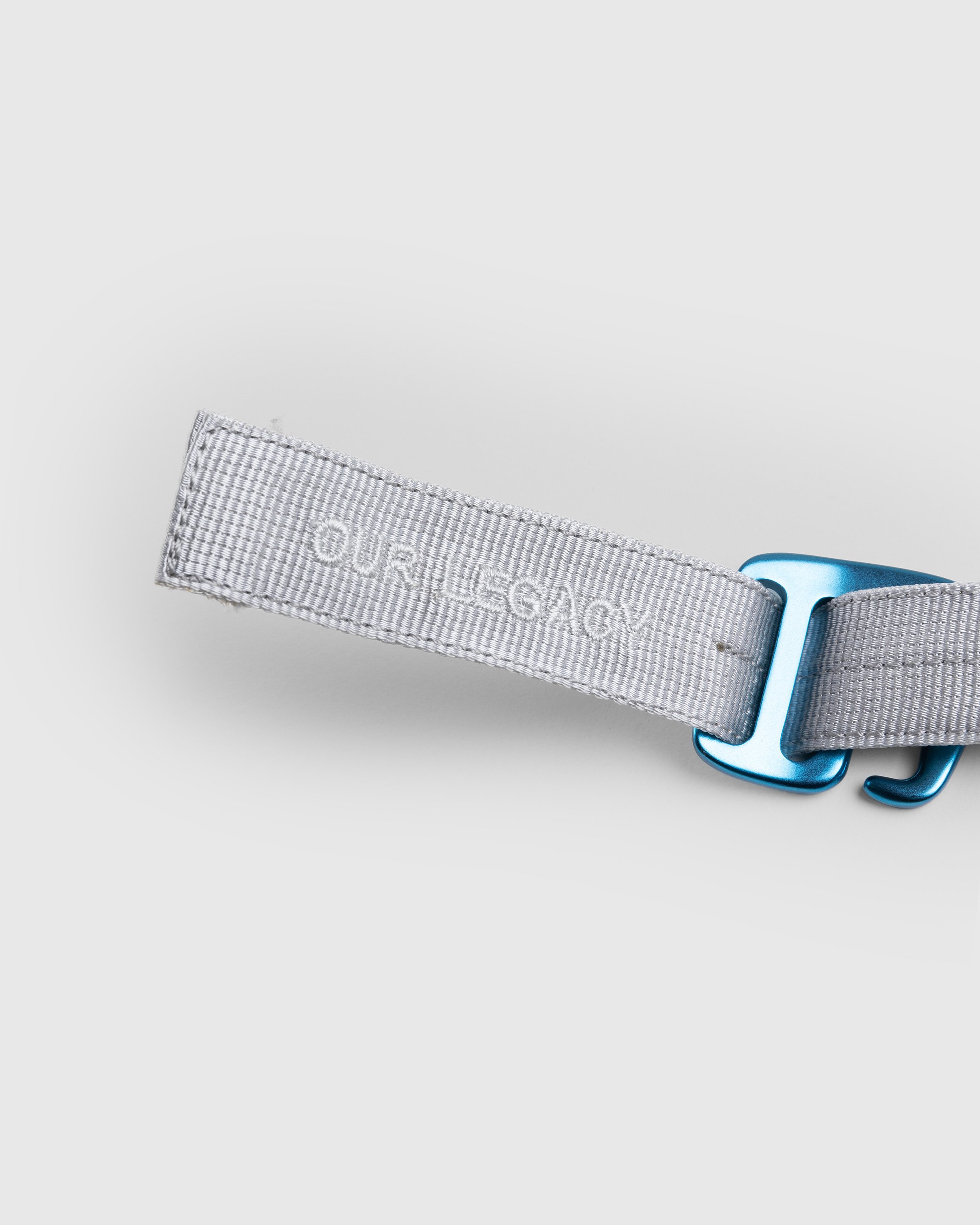 Our Legacy - Tech Belt Metallized Grey Webbing - Accessories - Silver - Image 3