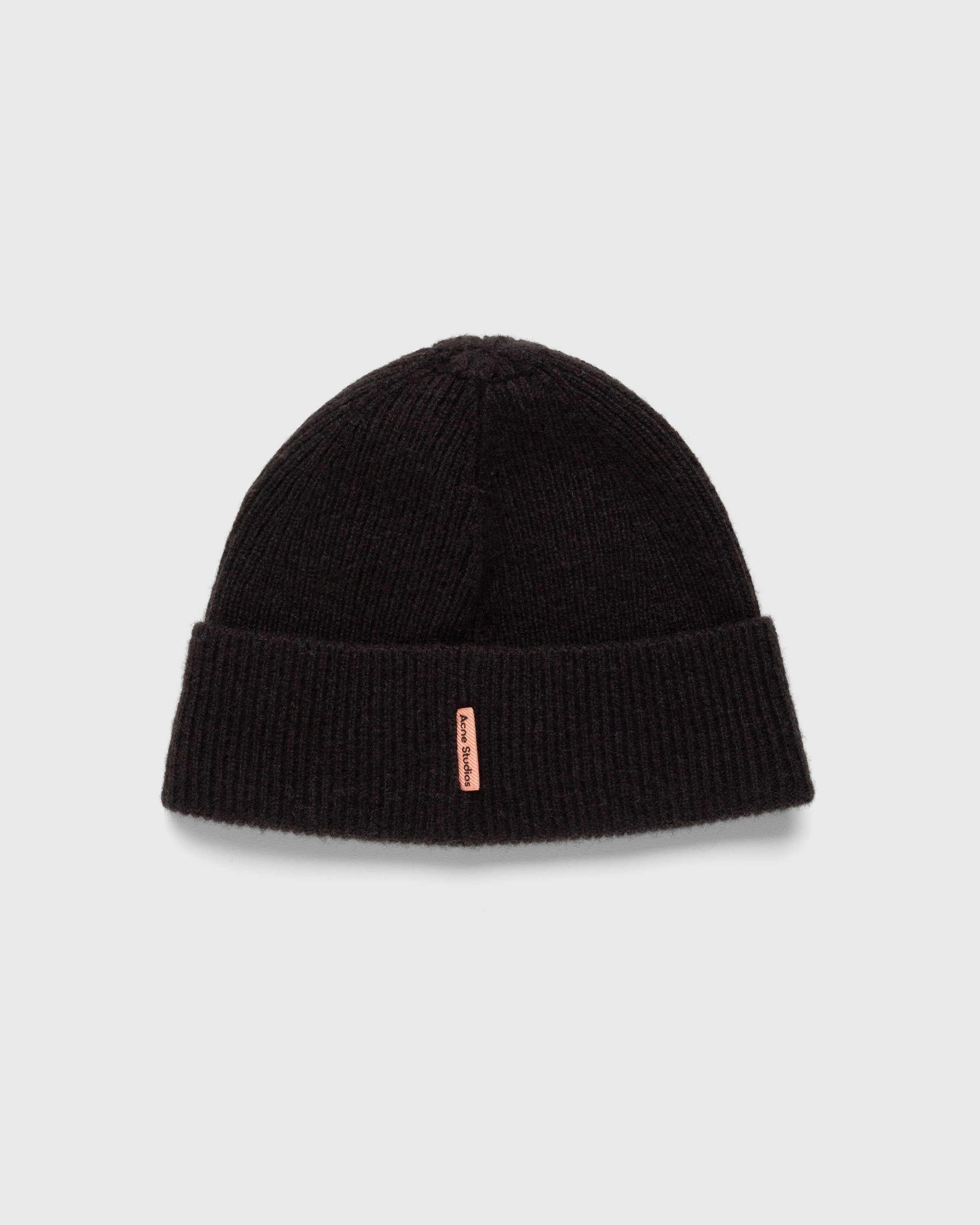 Acne Studios - Wool Cashmere Beanie Brown - Accessories - Brown - Image 1