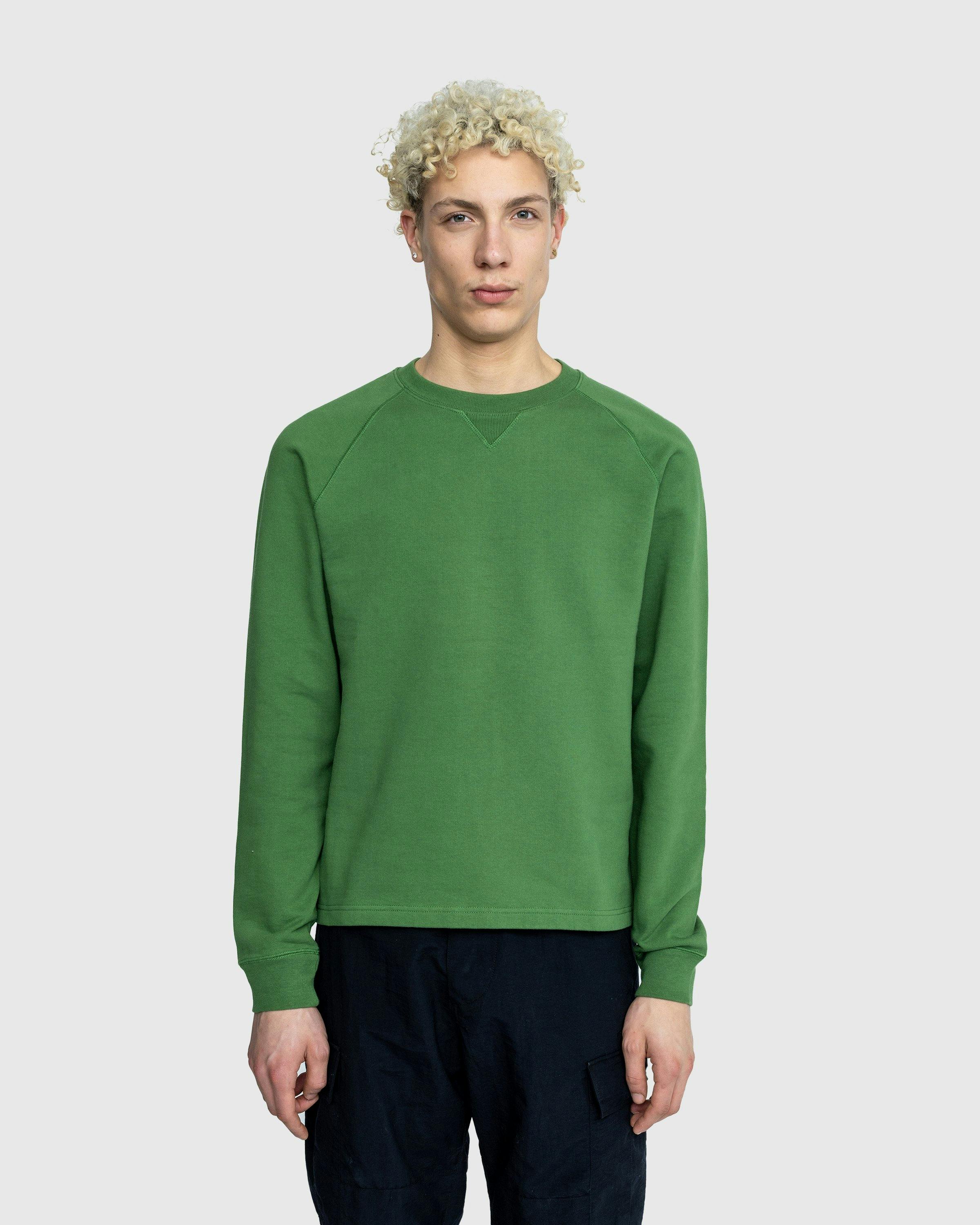 Highsnobiety - Heavy Fleece Crew Dark Green - Clothing - Green - Image 2