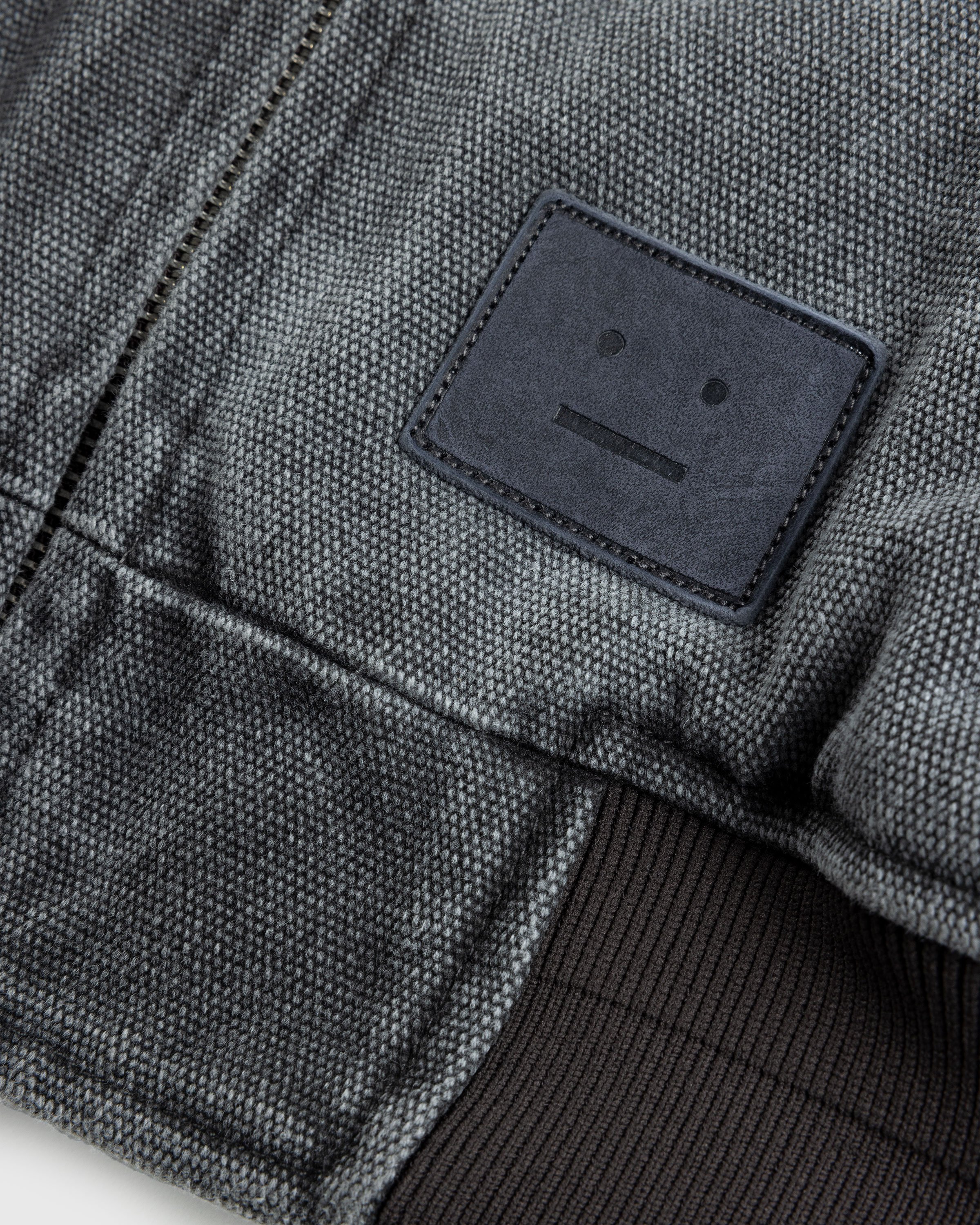 Acne Studios - Cotton Canvas Bomber Jacket Grey - Clothing - Grey - Image 3