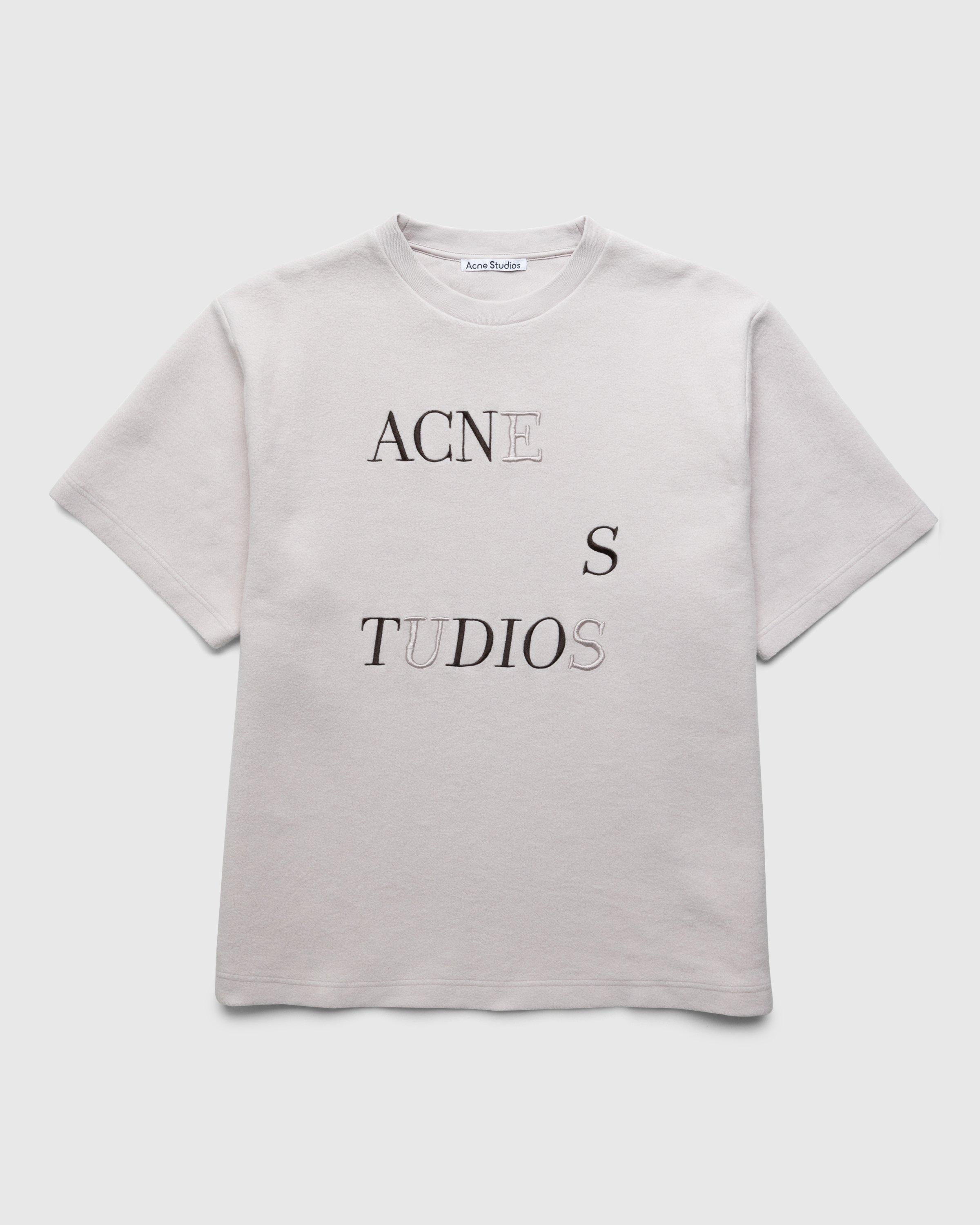 Acne Studios - Logo T-Shirt Beige - Clothing - Beige - Image 1