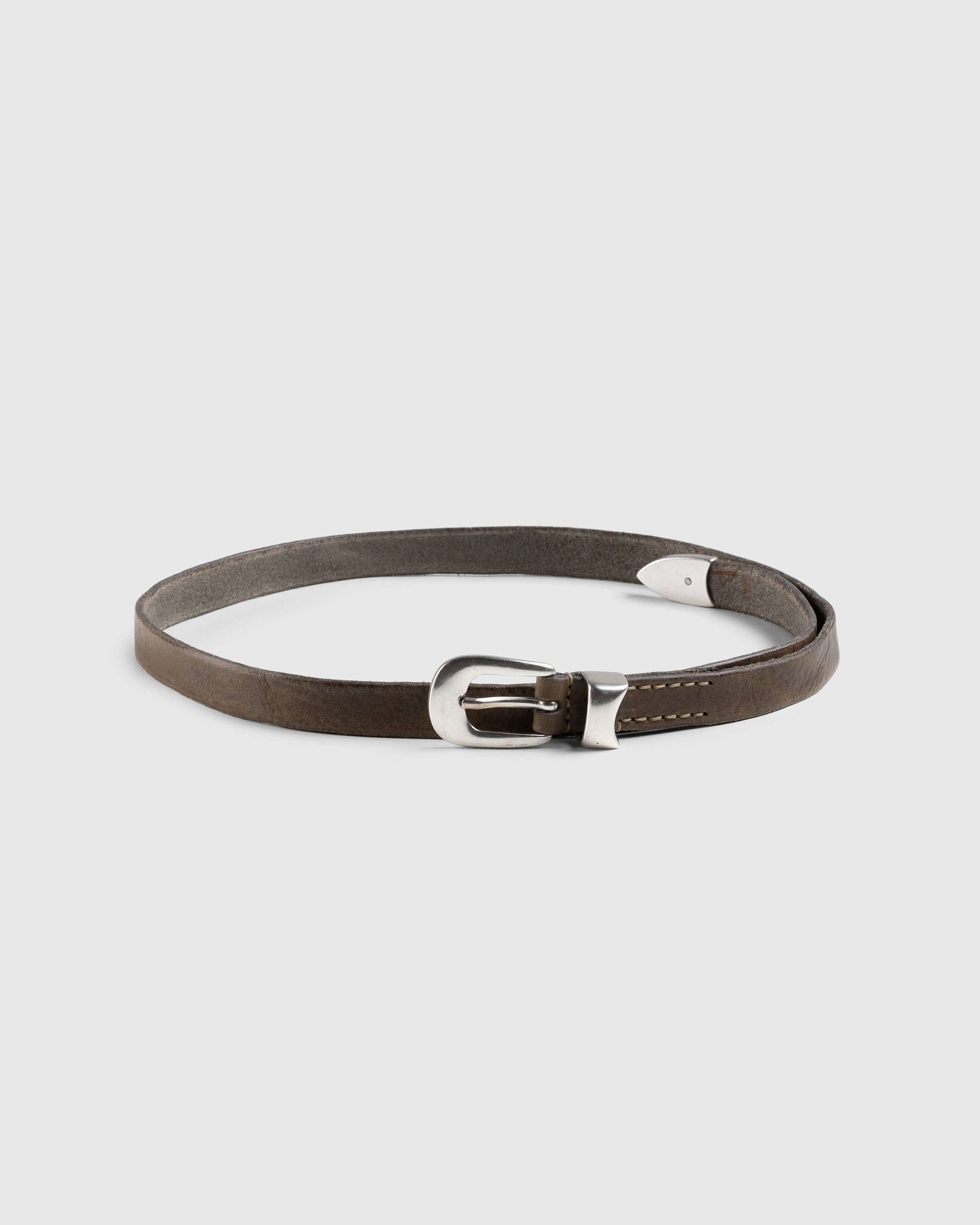 Our Legacy - 2 CM BELT Grey - Accessories - Grey - Image 1