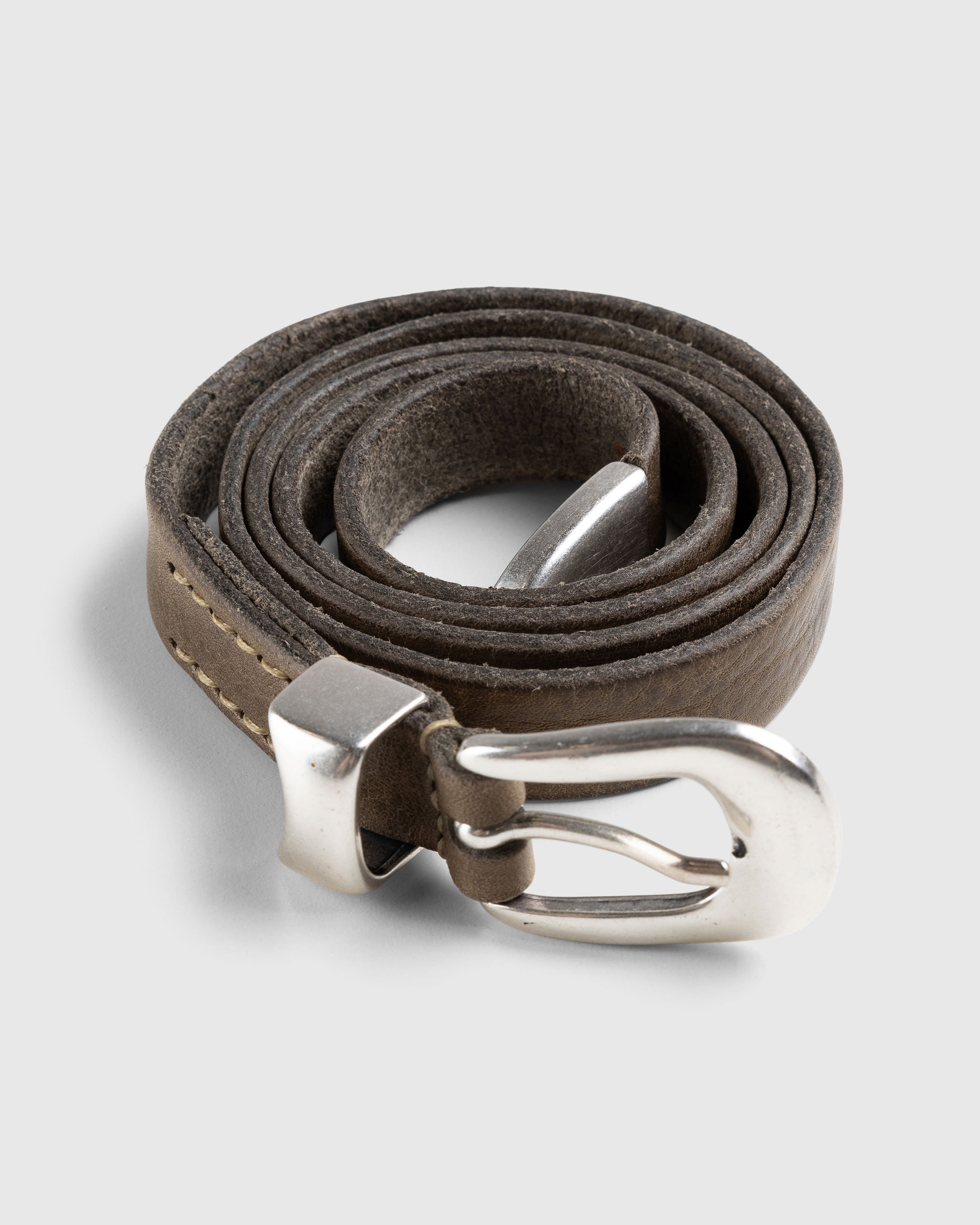 Our Legacy - 2 CM BELT Grey - Accessories - Grey - Image 2