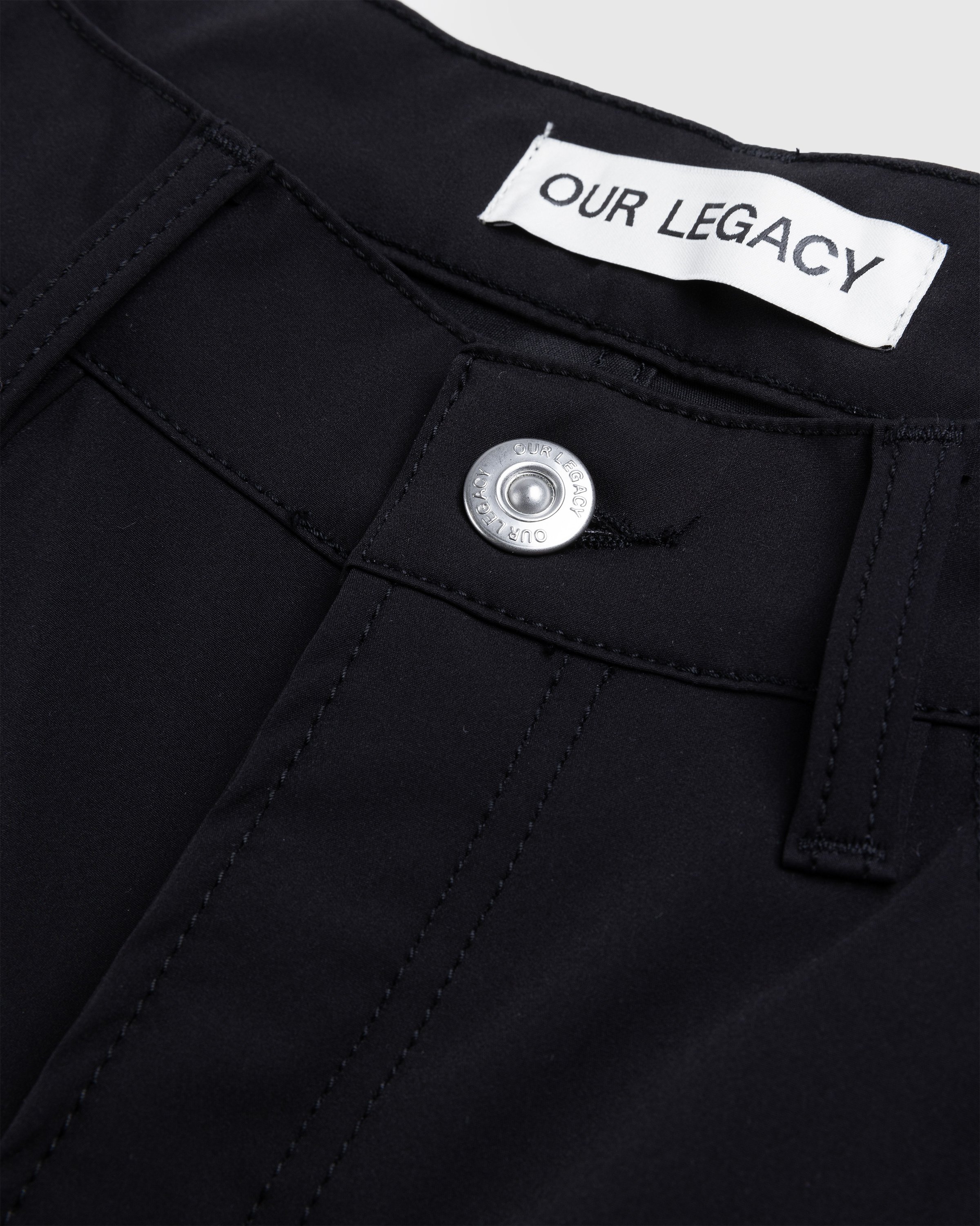 Our Legacy - Formal Cut Black Muted Scuba - Clothing - Black - Image 4