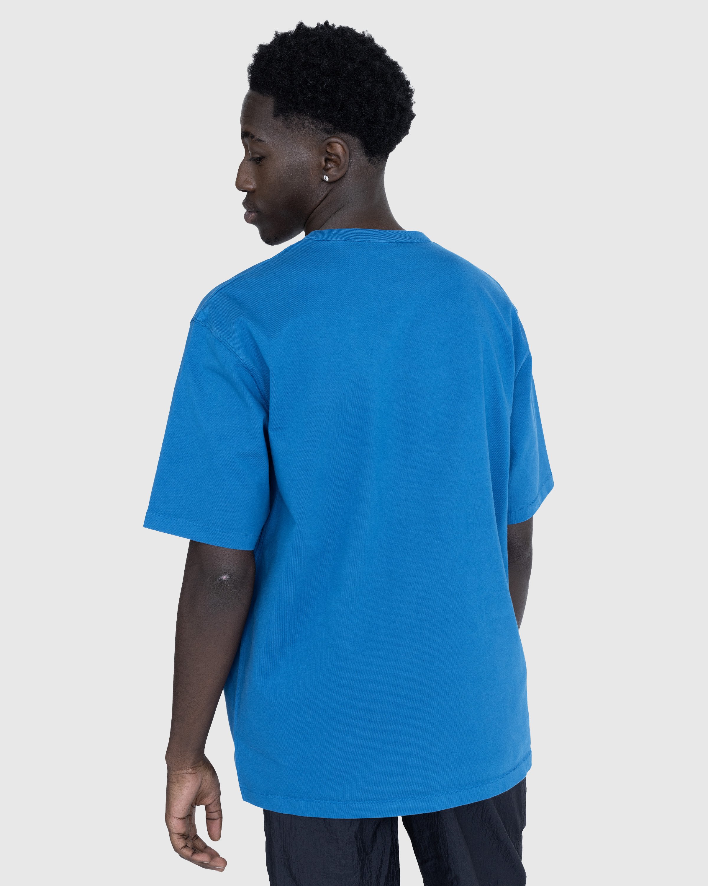 Moncler x Salehe Bembury - Logo T-Shirt Blue - Clothing - Blue - Image 3