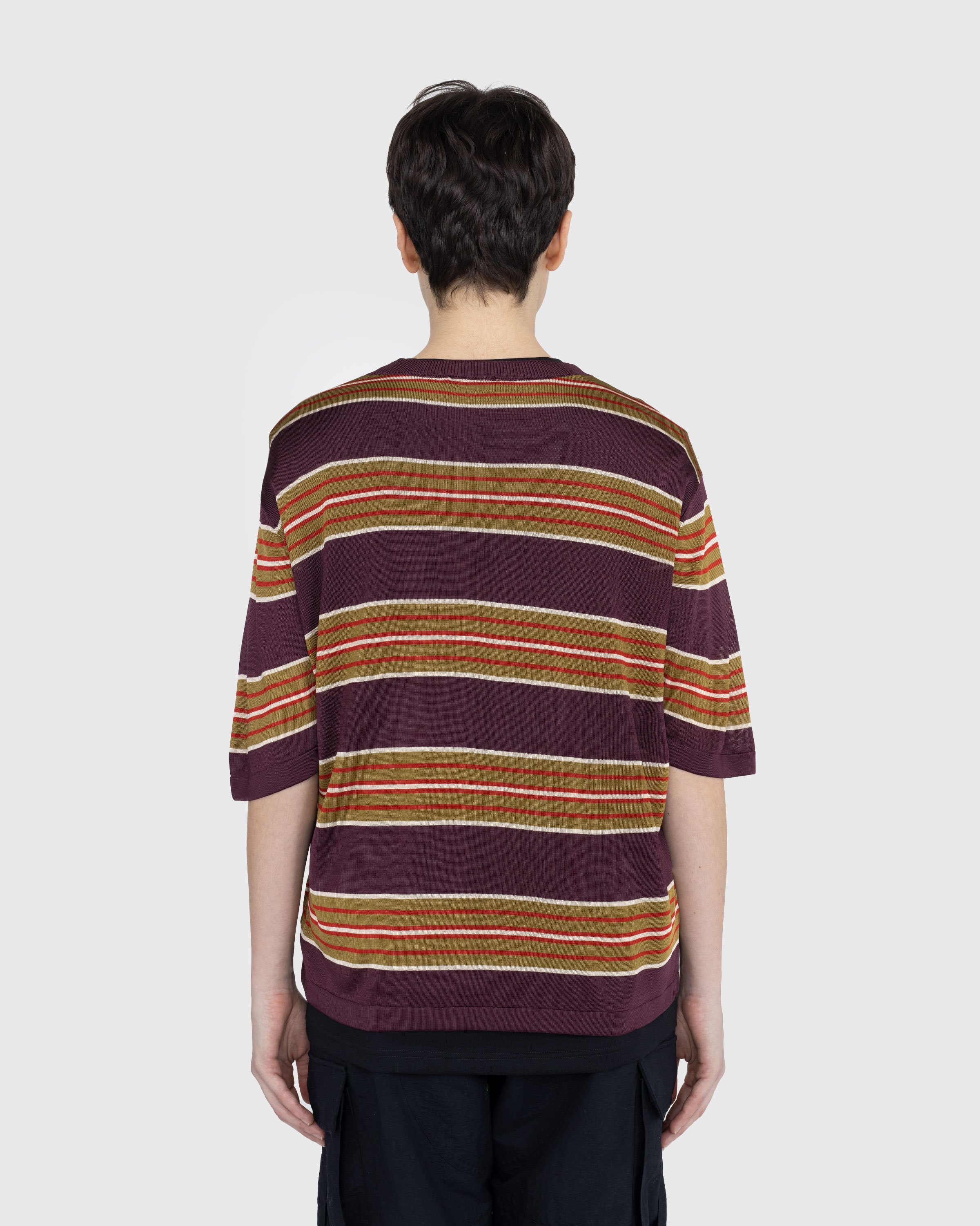 Dries van Noten - Mias Knit T-Shirt Burgundy - Clothing - Red - Image 4