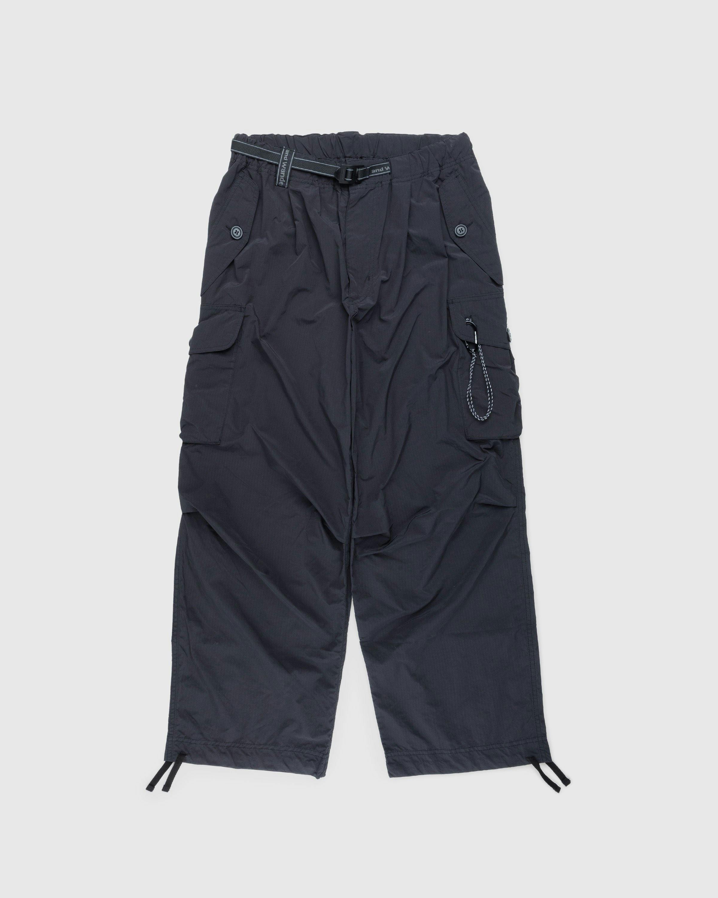 And Wander - Oversized Cargo Pants Black - Clothing - Black - Image 1