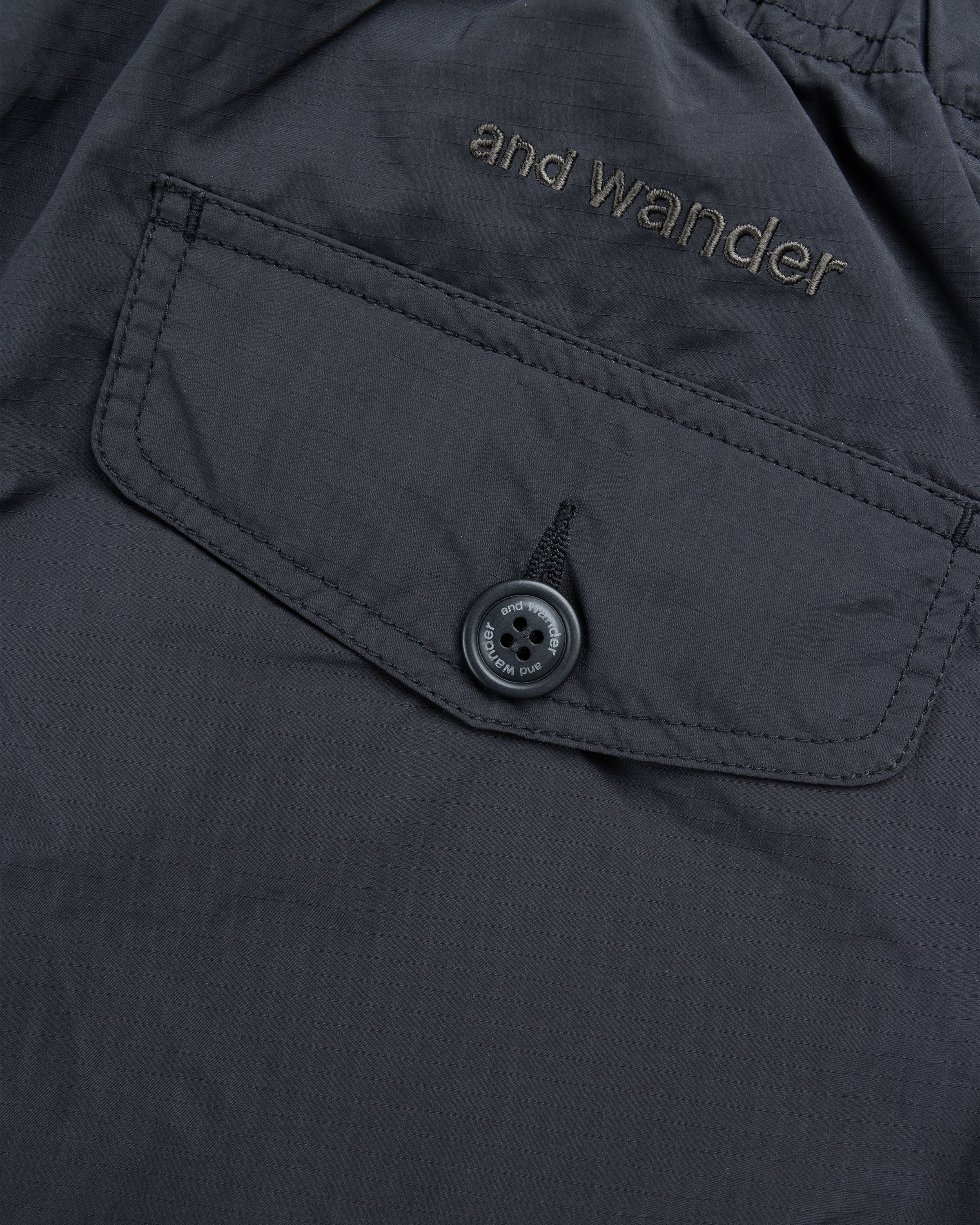 And Wander - Oversized Cargo Pants Black - Clothing - Black - Image 5