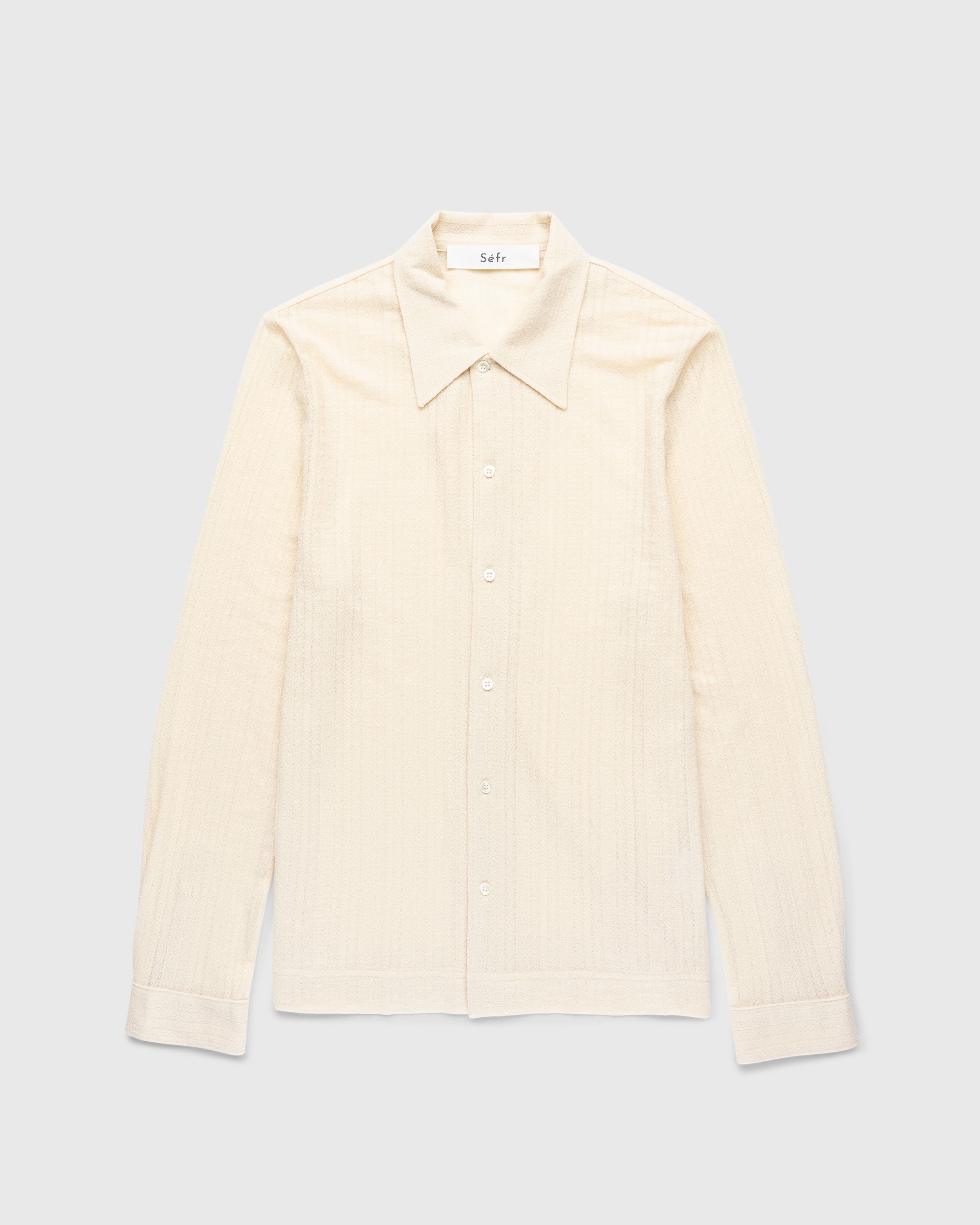 Séfr - Ripley Shirt Medallion Ivory - Clothing - White - Image 1