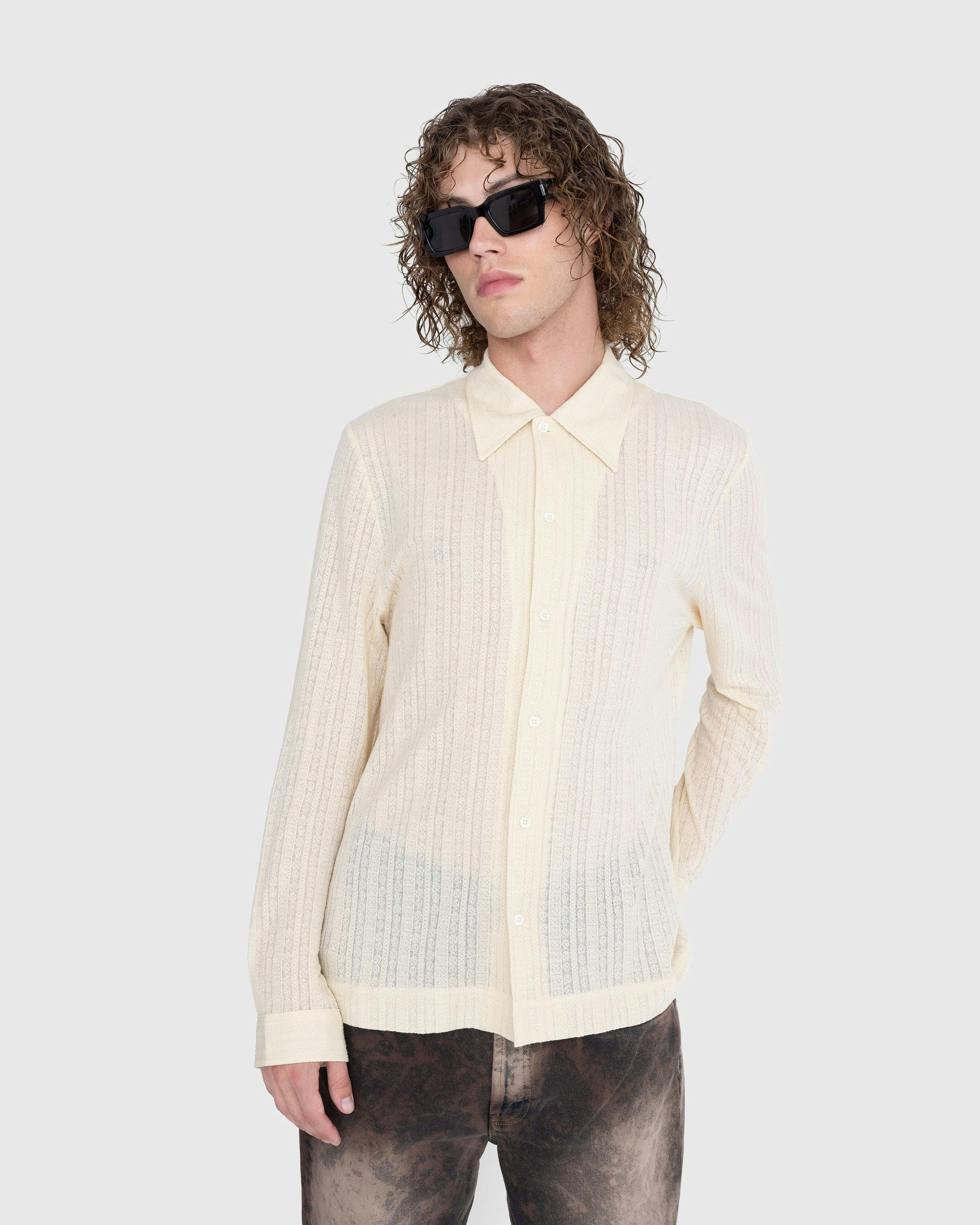 Séfr - Ripley Shirt Medallion Ivory - Clothing - White - Image 2