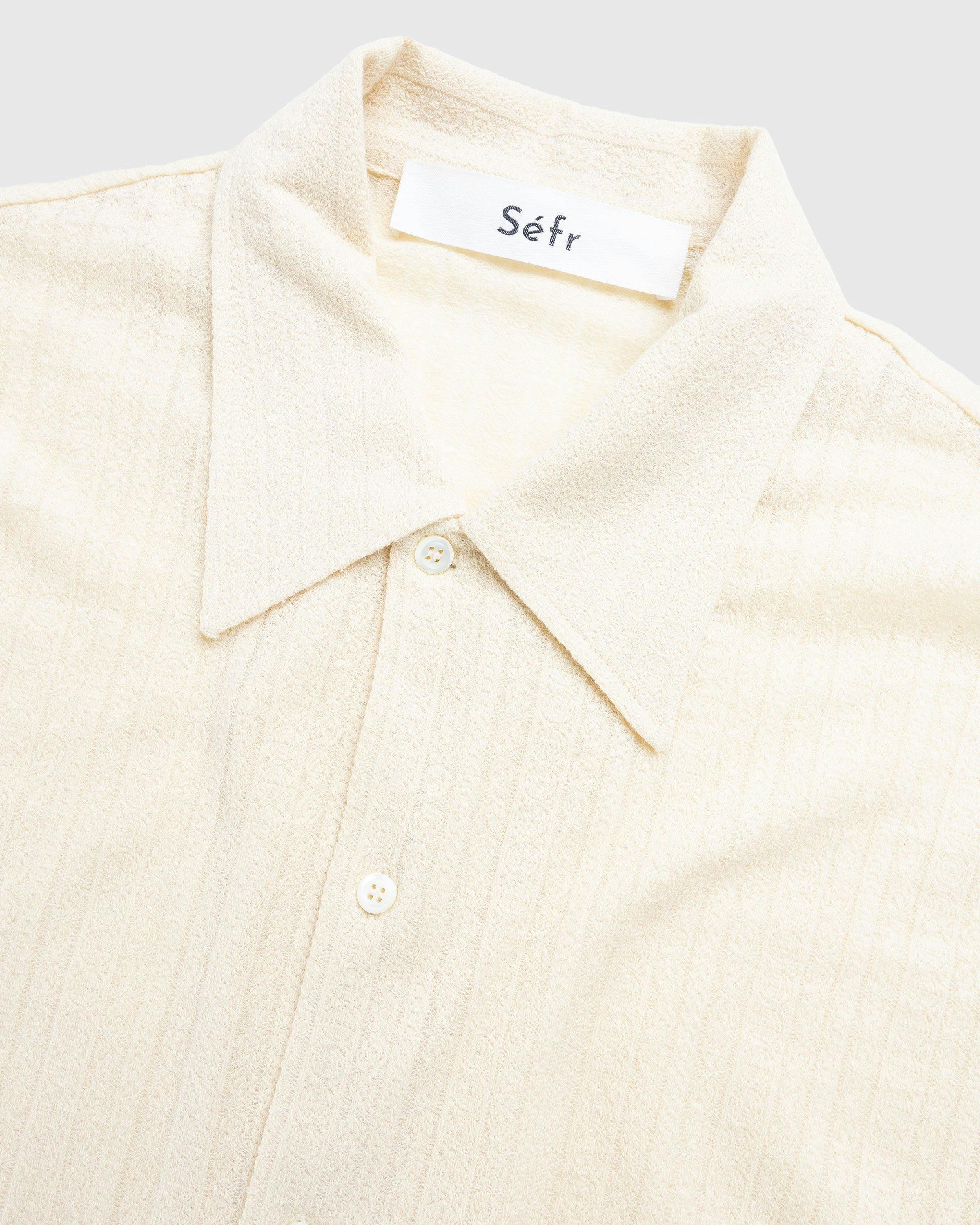 Séfr - Ripley Shirt Medallion Ivory - Clothing - White - Image 5