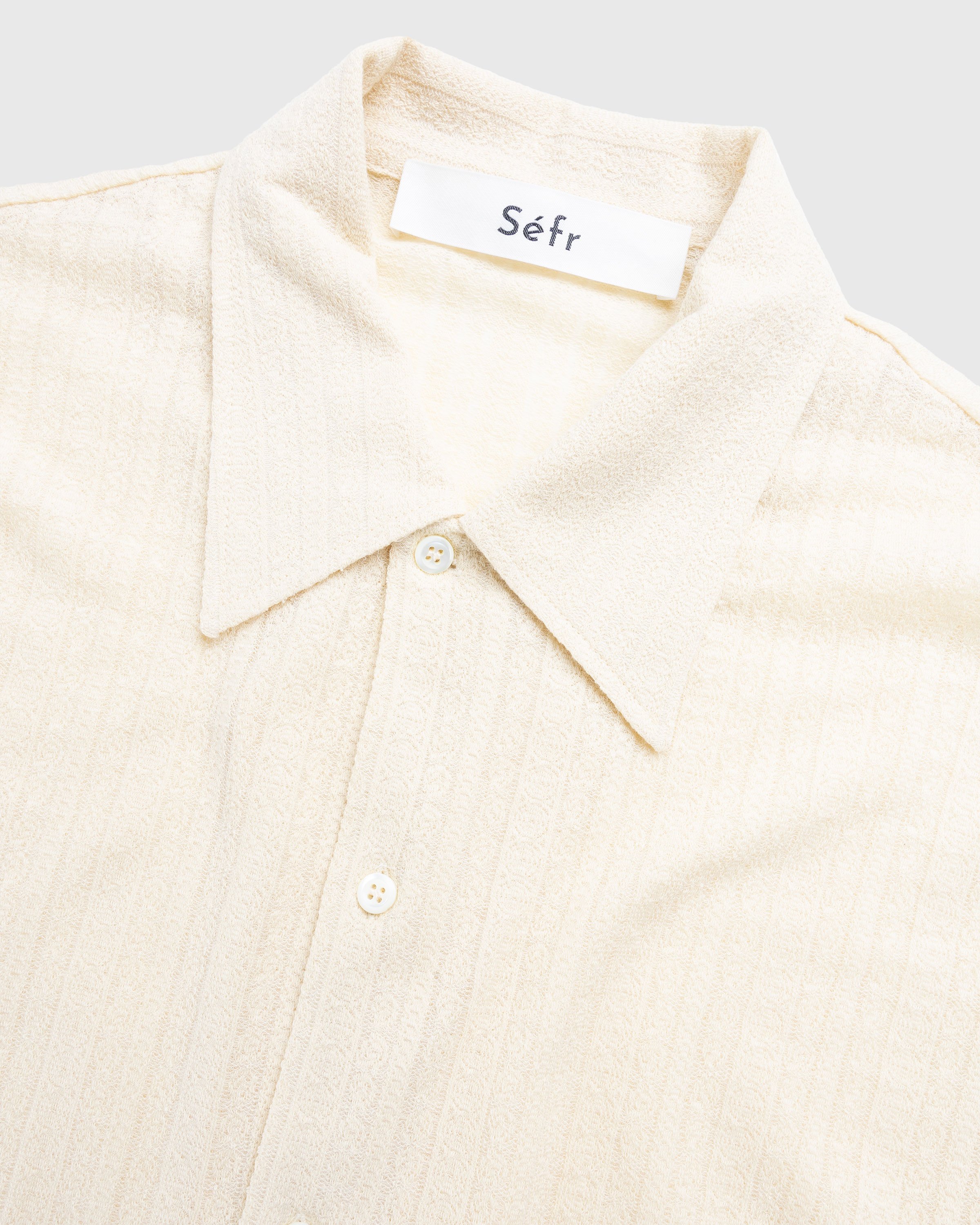 Séfr - Ripley Shirt Medallion Ivory - Clothing - White - Image 5