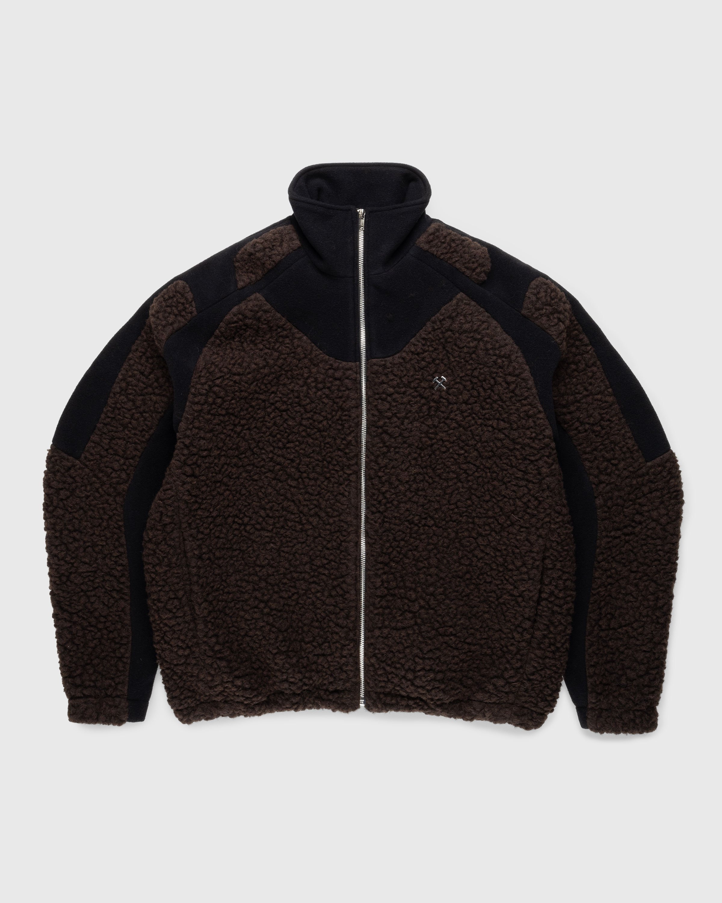 GmbH - Ercan Fleece Jacket Black/Brown - Clothing - Multi - Image 1