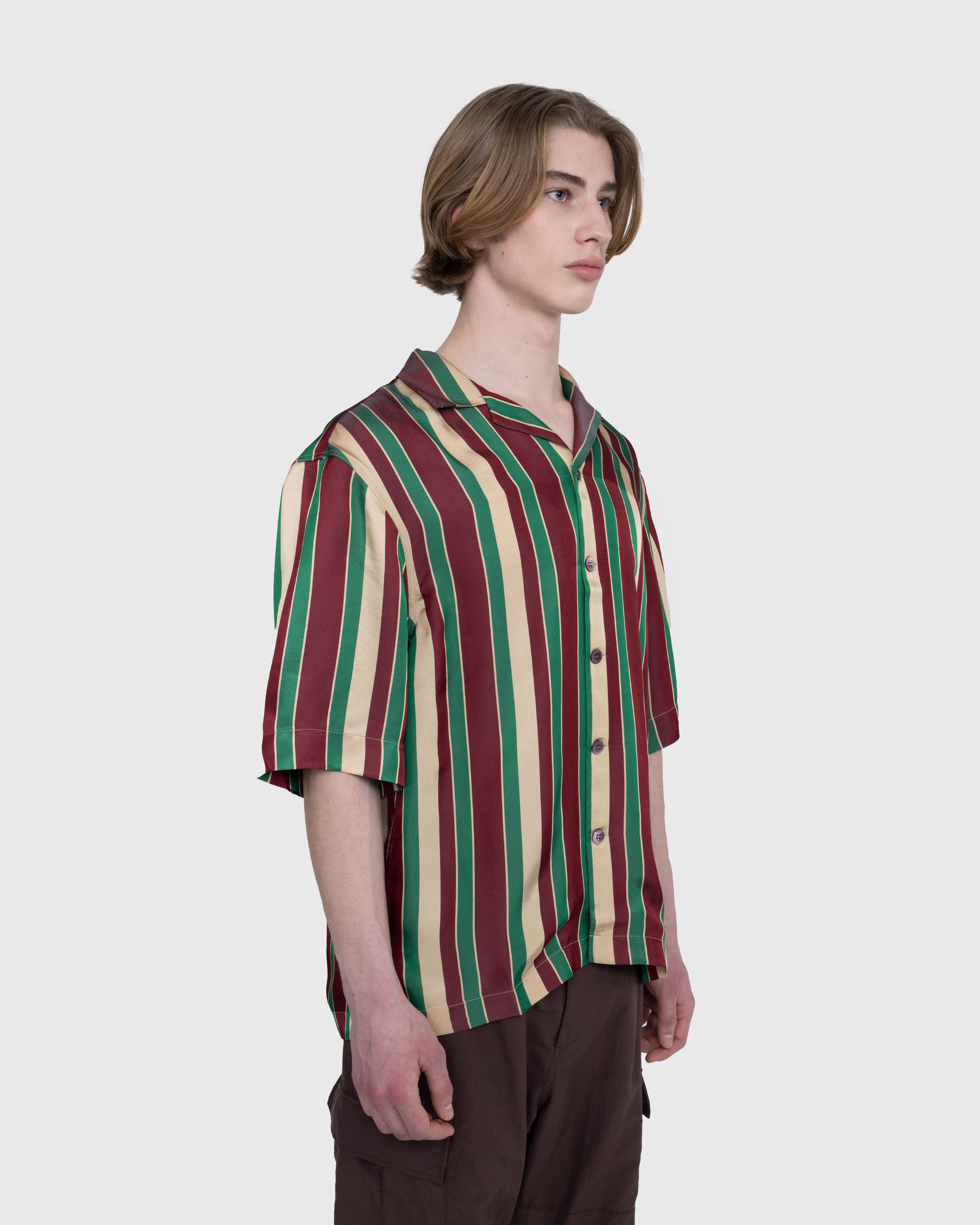 Dries van Noten - Cassi Shirt Bordeaux - Clothing - Multi - Image 4