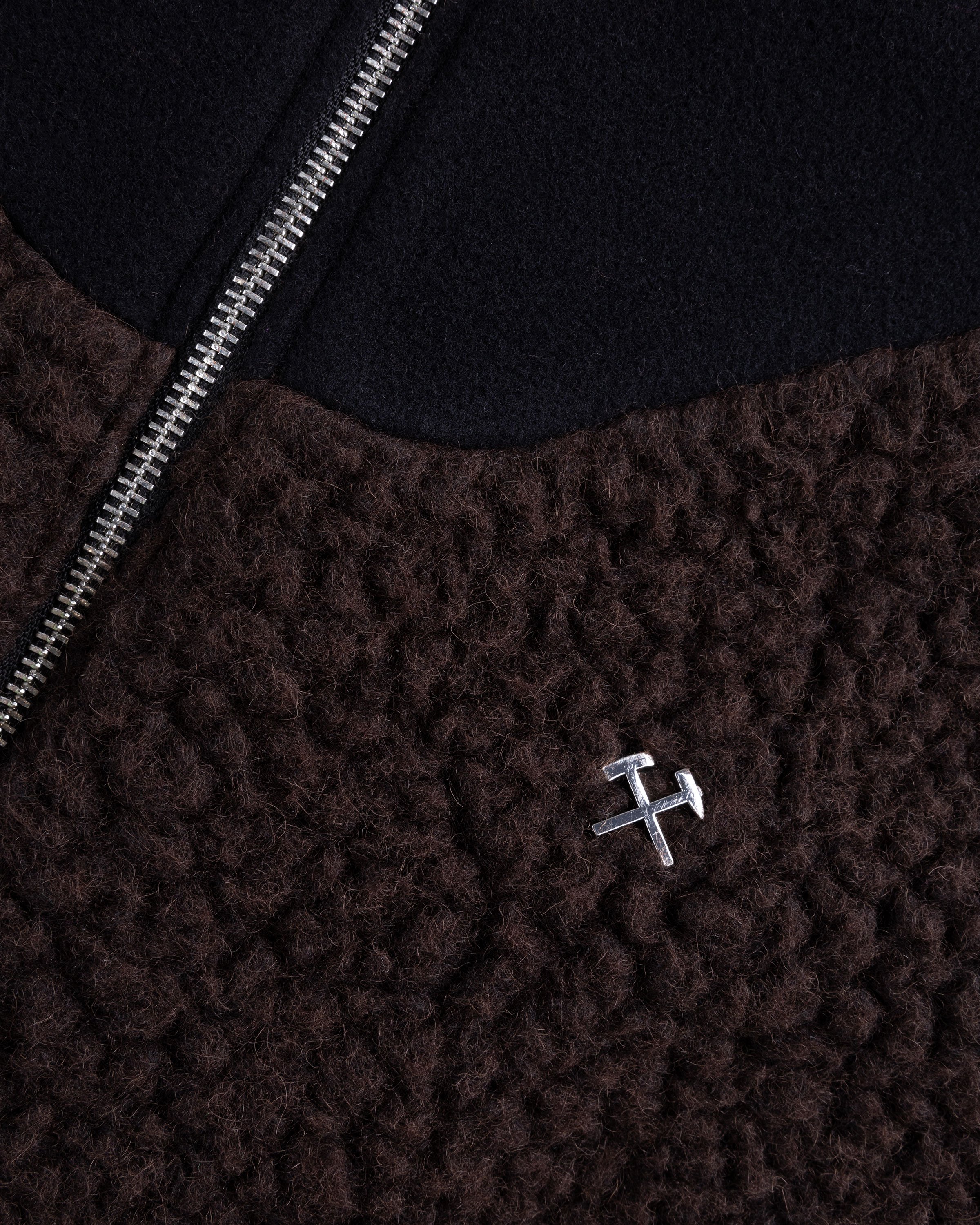 GmbH - Ercan Fleece Jacket Black/Brown - Clothing - Multi - Image 7