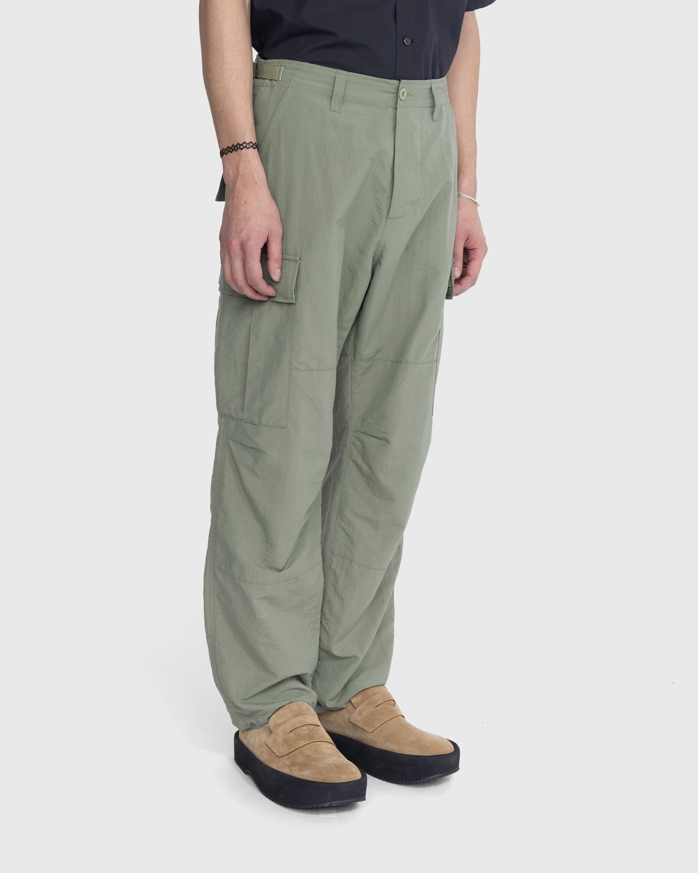 Highsnobiety - Nylon Cargo Pants Khaki - Clothing - Green - Image 4