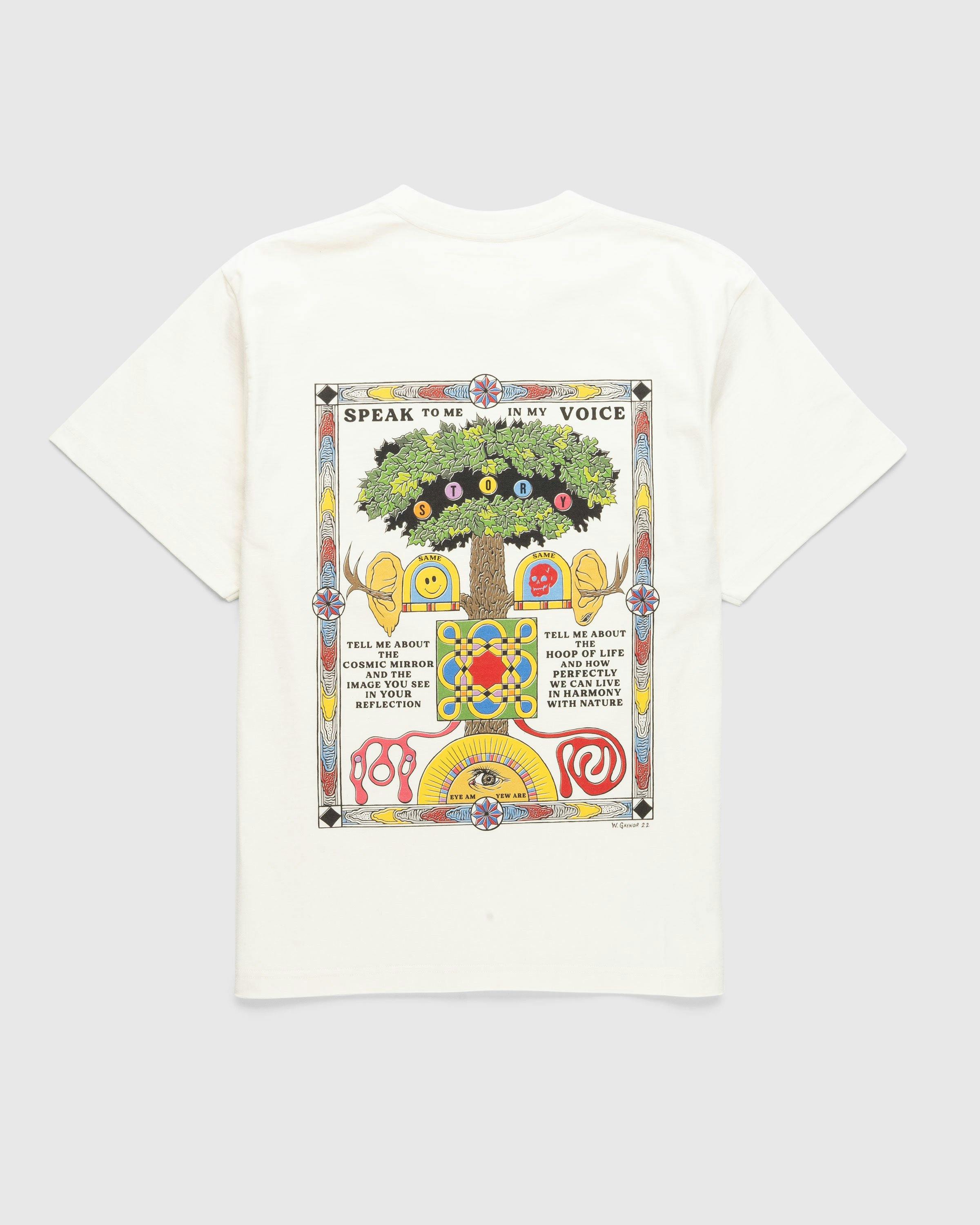 Story mfg. - Grateful Tee SS Speaking Tree - Clothing - Beige - Image 1