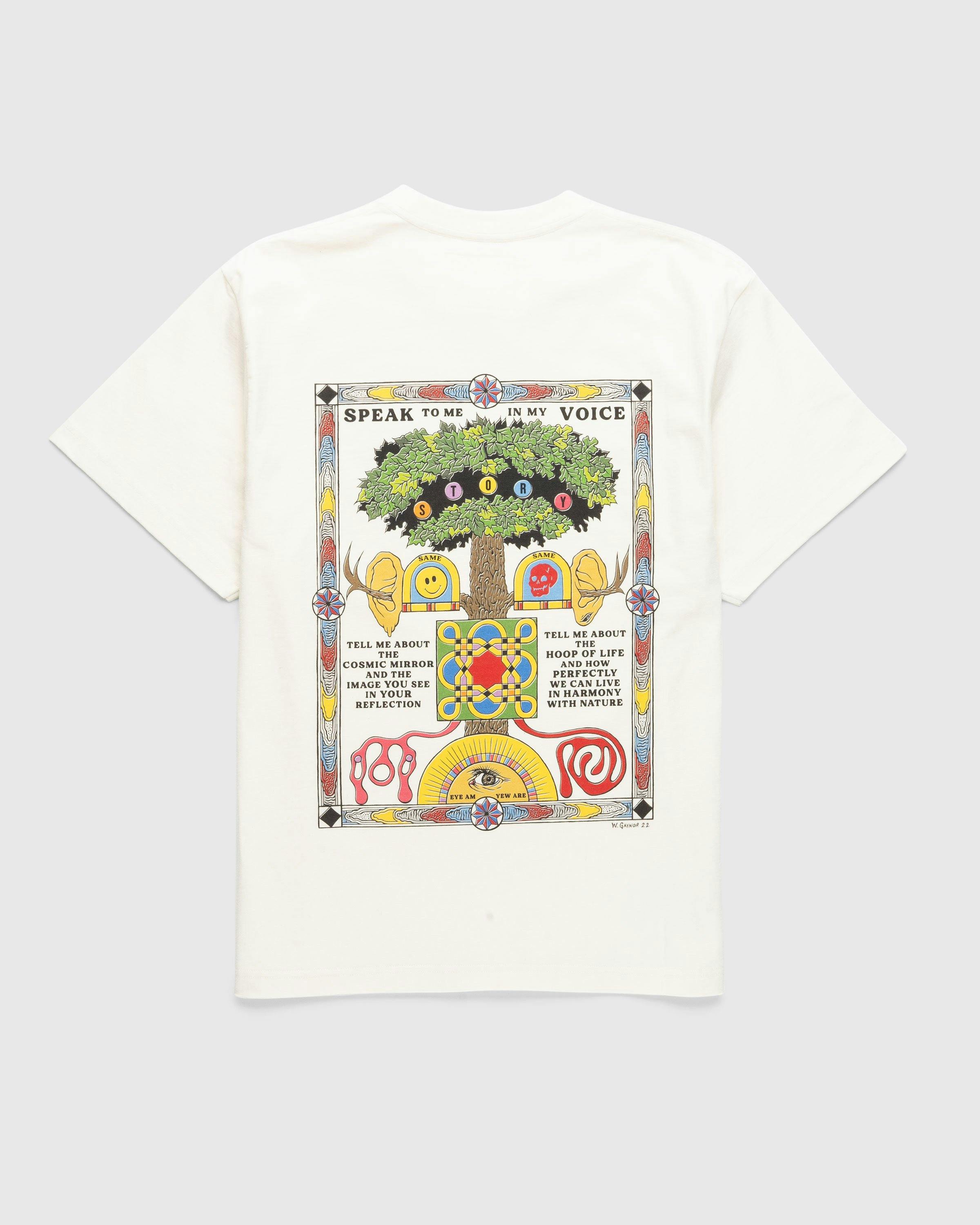 Story mfg. - Grateful Tee SS Speaking Tree - Clothing - Beige - Image 1