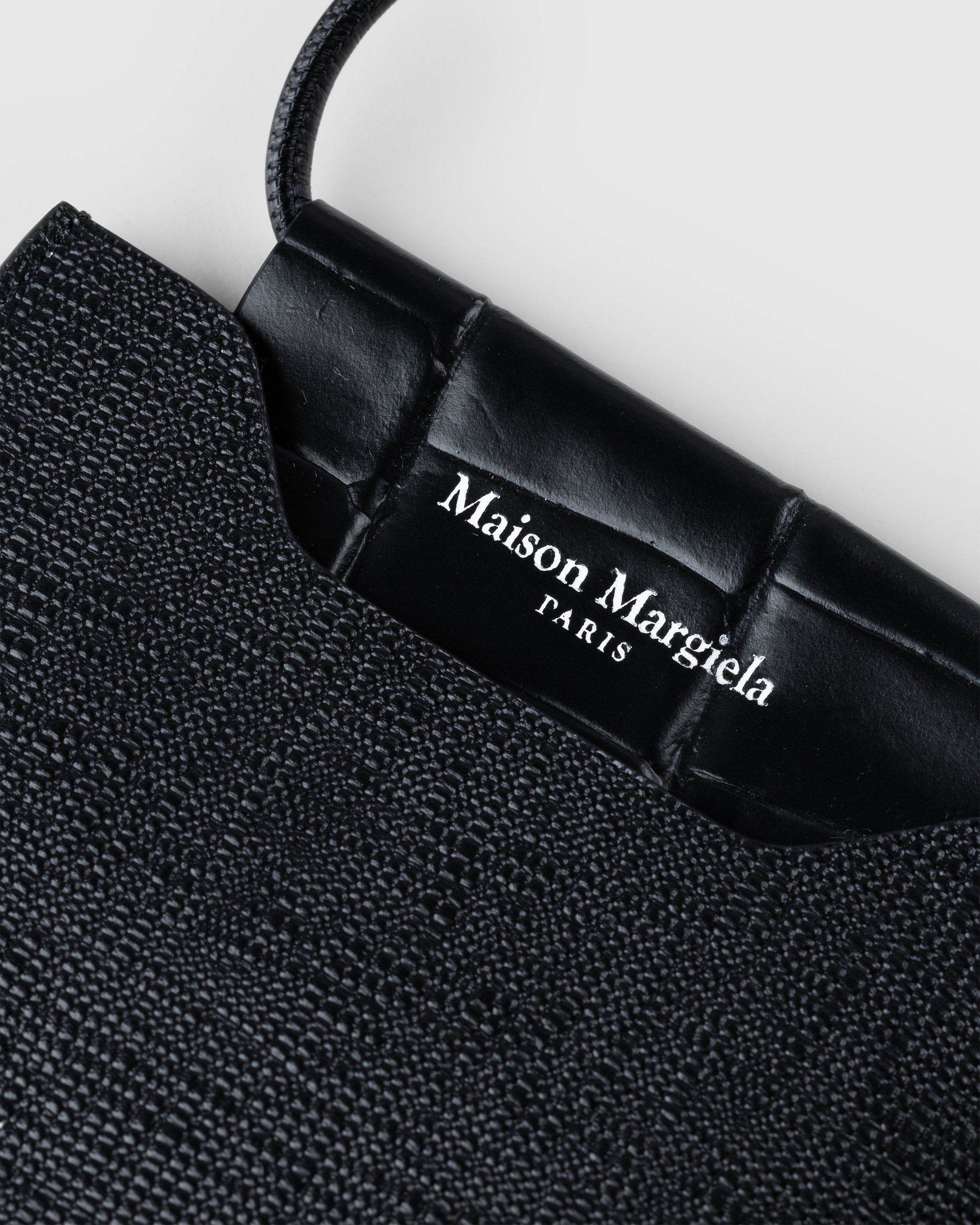 Maison Margiela - Leather Pouch Black - Accessories - White - Image 4