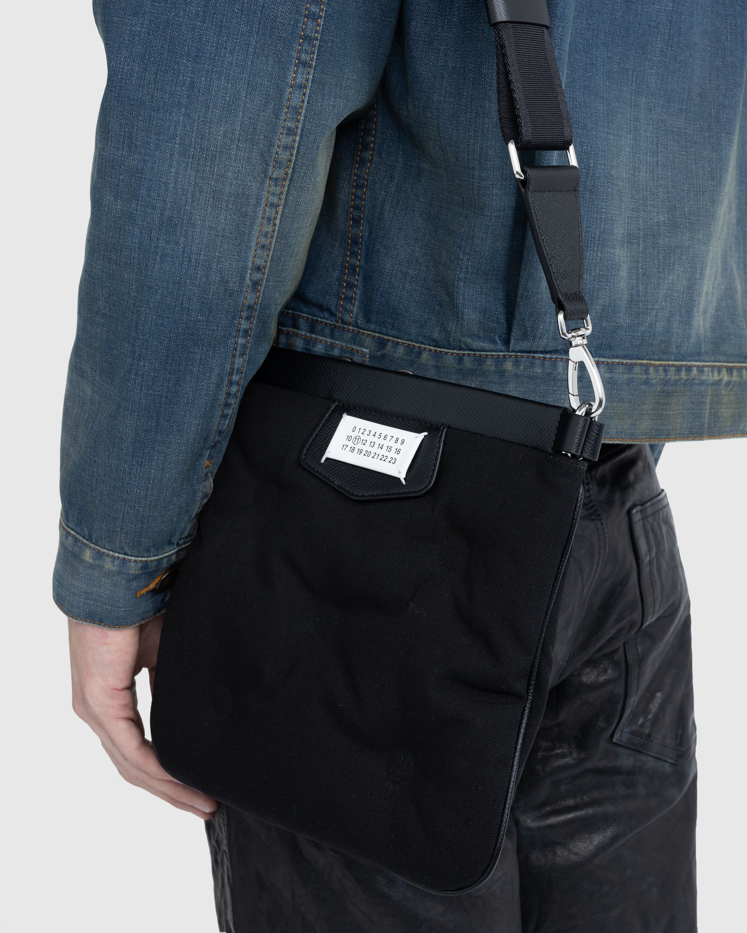 Maison Margiela - Nylon Crossbody Bag Black - Accessories - Black - Image 4
