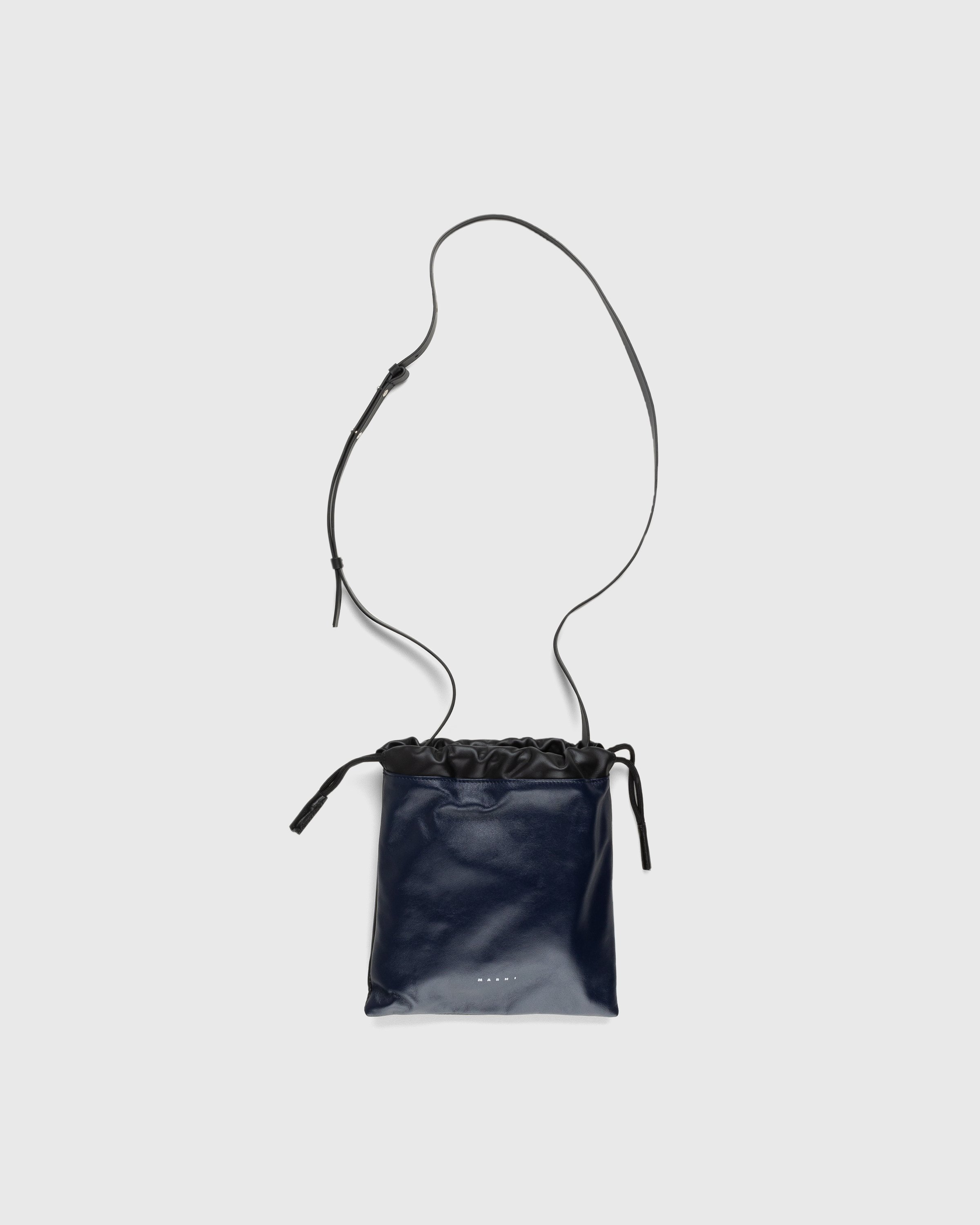 Marni - Drawstring Shoulder Bag Blue - Accessories - Blue - Image 1