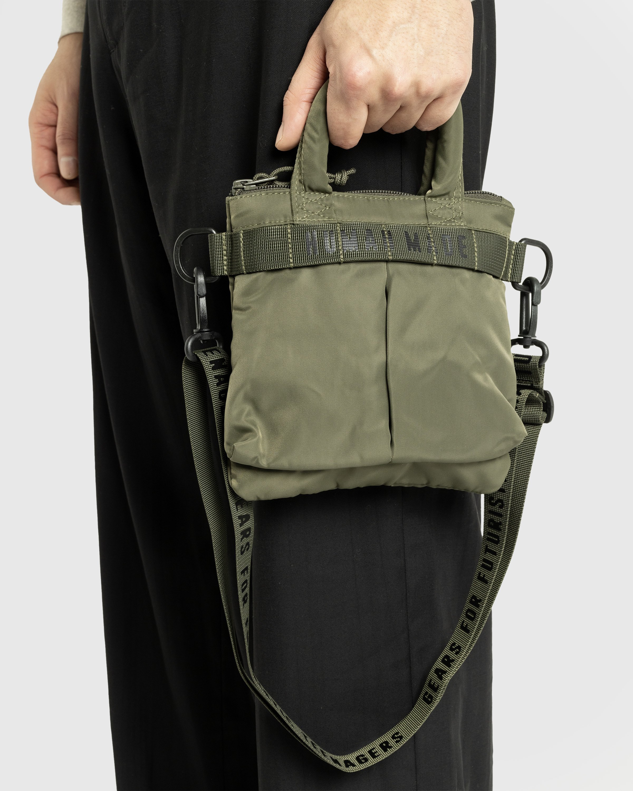 Human Made - MINI HELMET BAG Olive Drab - Accessories - Green - Image 3