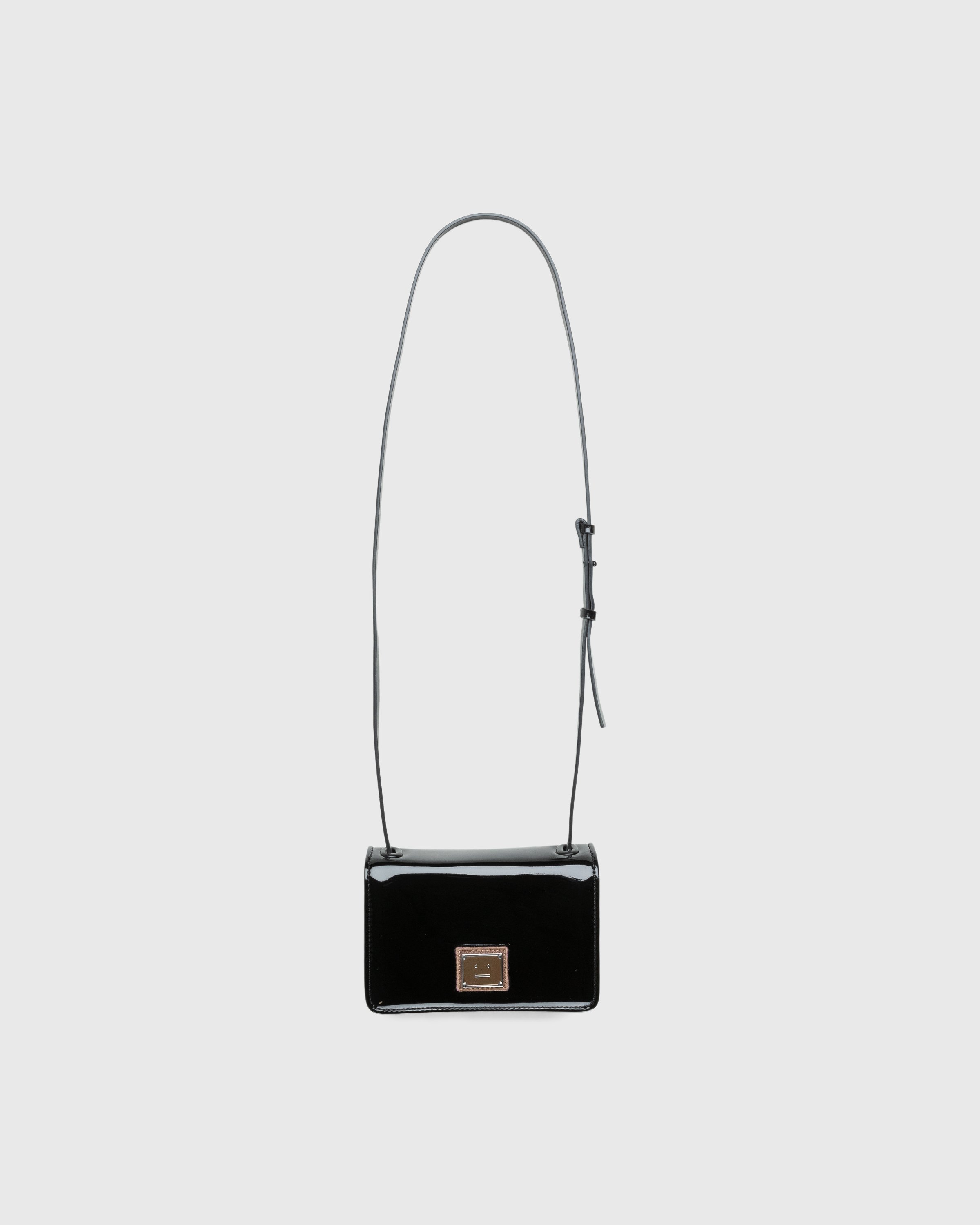 Acne Studios - Mini Crossbody Face Bag Black - Accessories - Black - Image 1