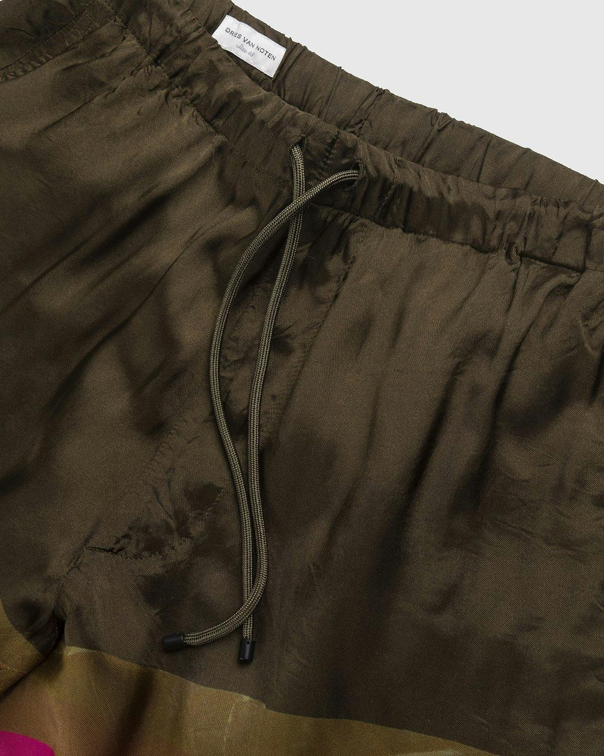 Dries van Noten - Piperi Shorts Khaki - Clothing - Green - Image 5