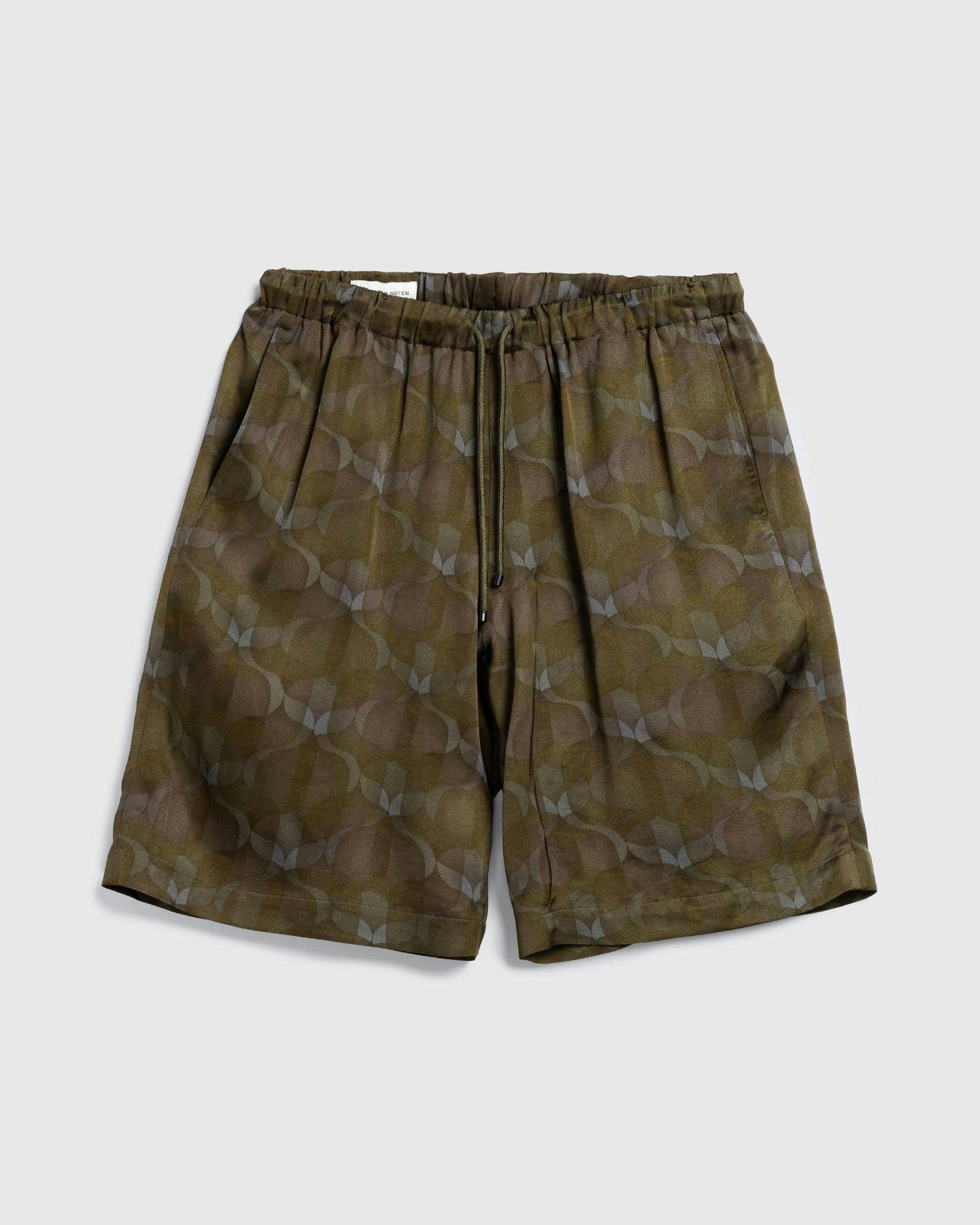 Dries van Noten - PIPERI 8139 M.W.PANTS KHAKI - Clothing - Green - Image 1