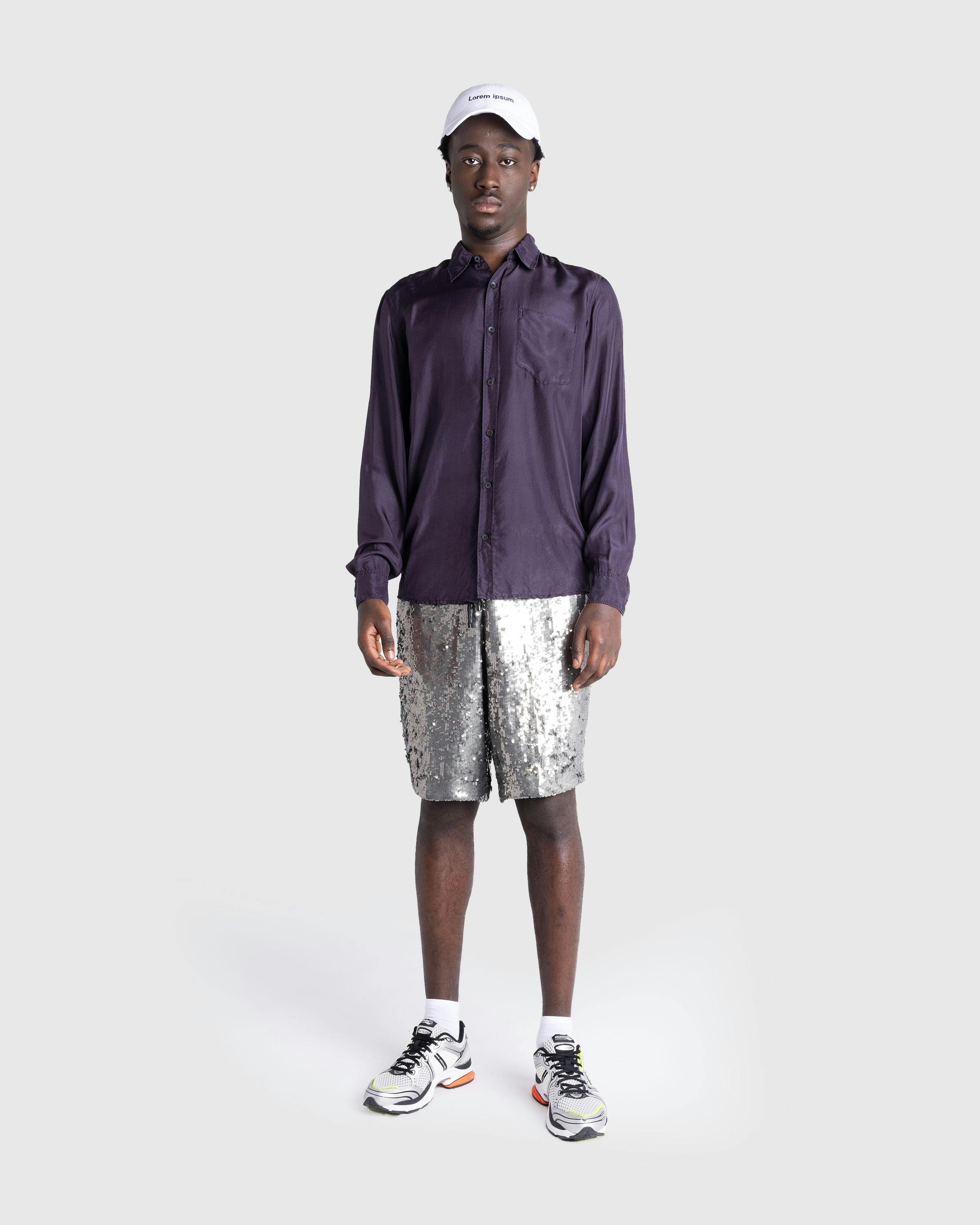 Dries van Noten - PIPERI EMB 8342 M.W.PANTS SIL - Clothing - Silver - Image 3